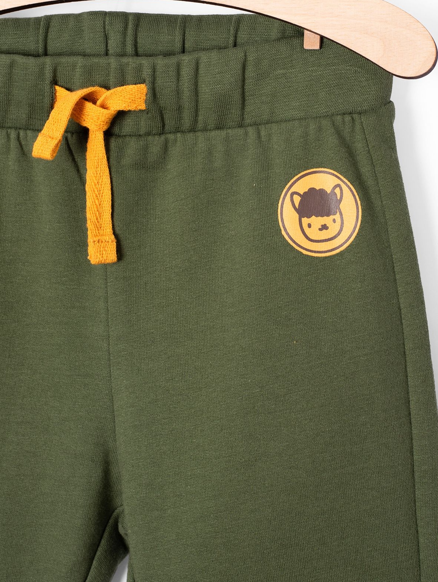 Spodnie dresowe niemowlęce - zielone