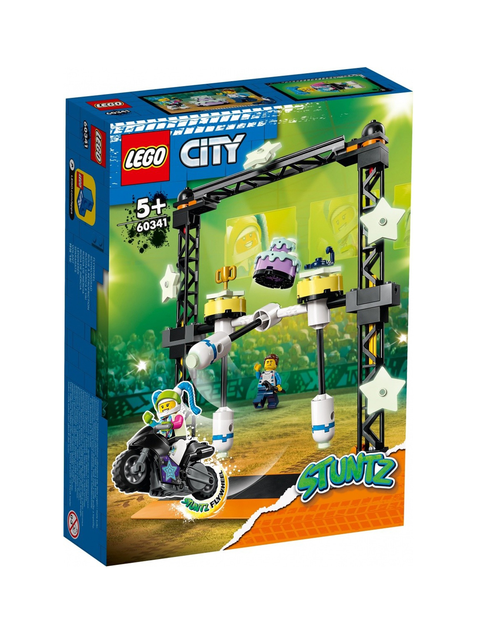 LEGO City - Wyzwanie kaskaderskie: przewracanie 60341 - 117 elementów, wiek 5+