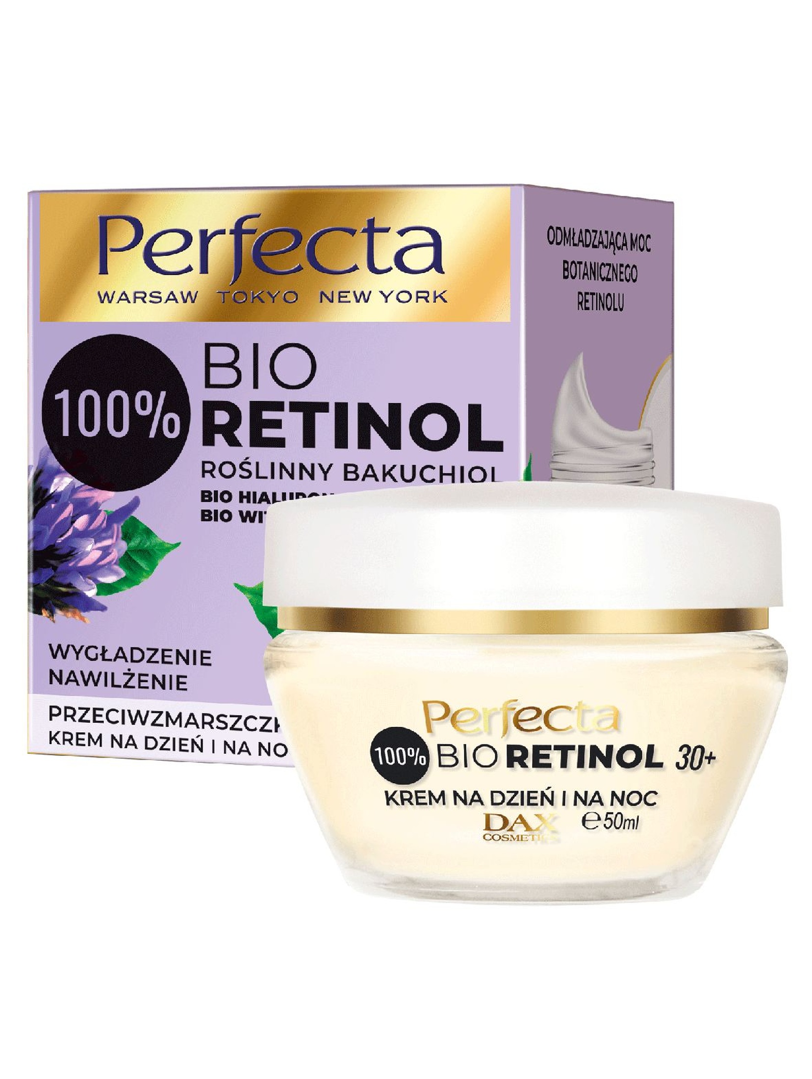 Perfecta Bio Retinol, krem do twarzy na dzień i na noc 30+, 50 ml
