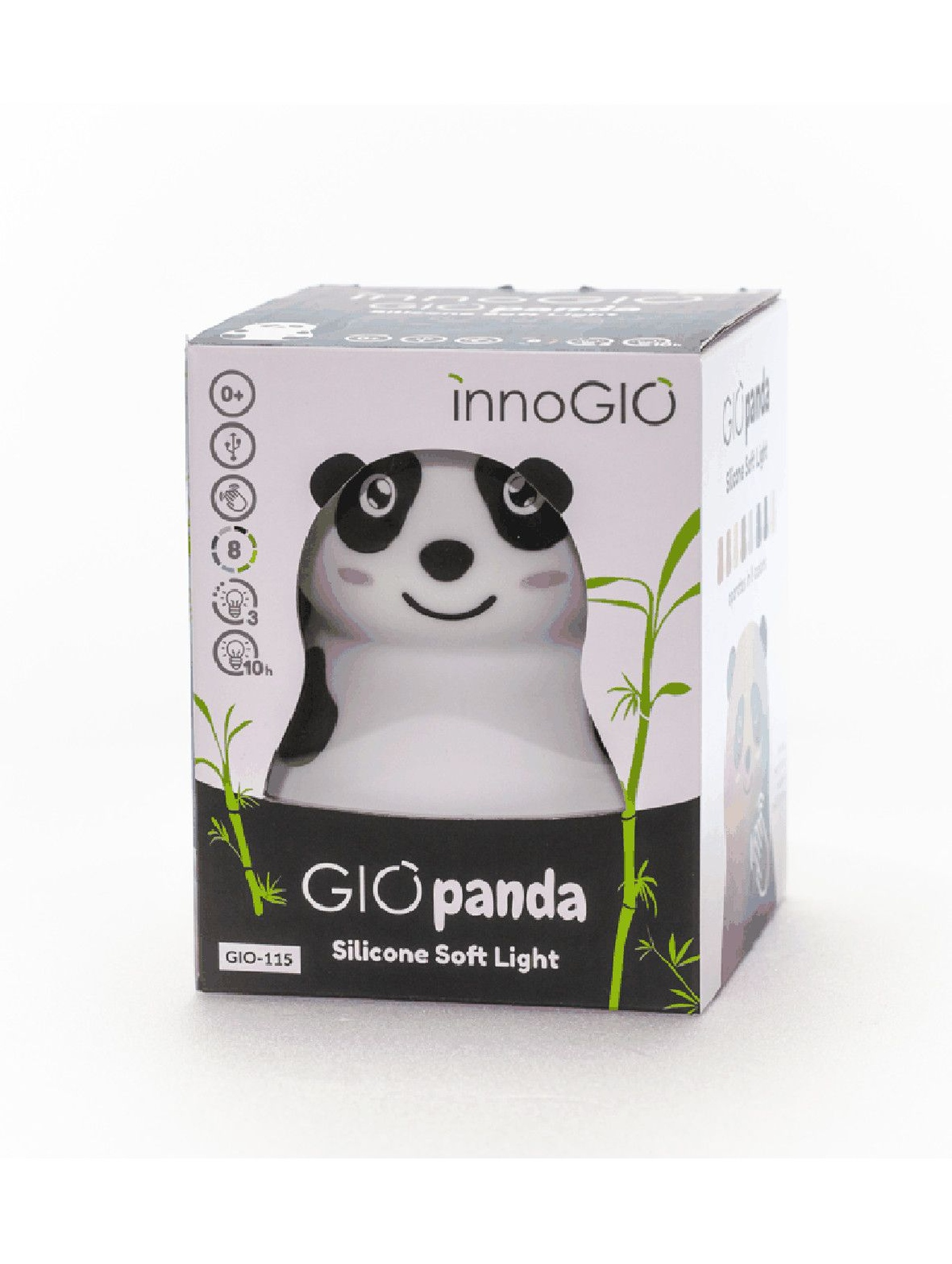 Silikonowa lampka GIO Panda GIO-115