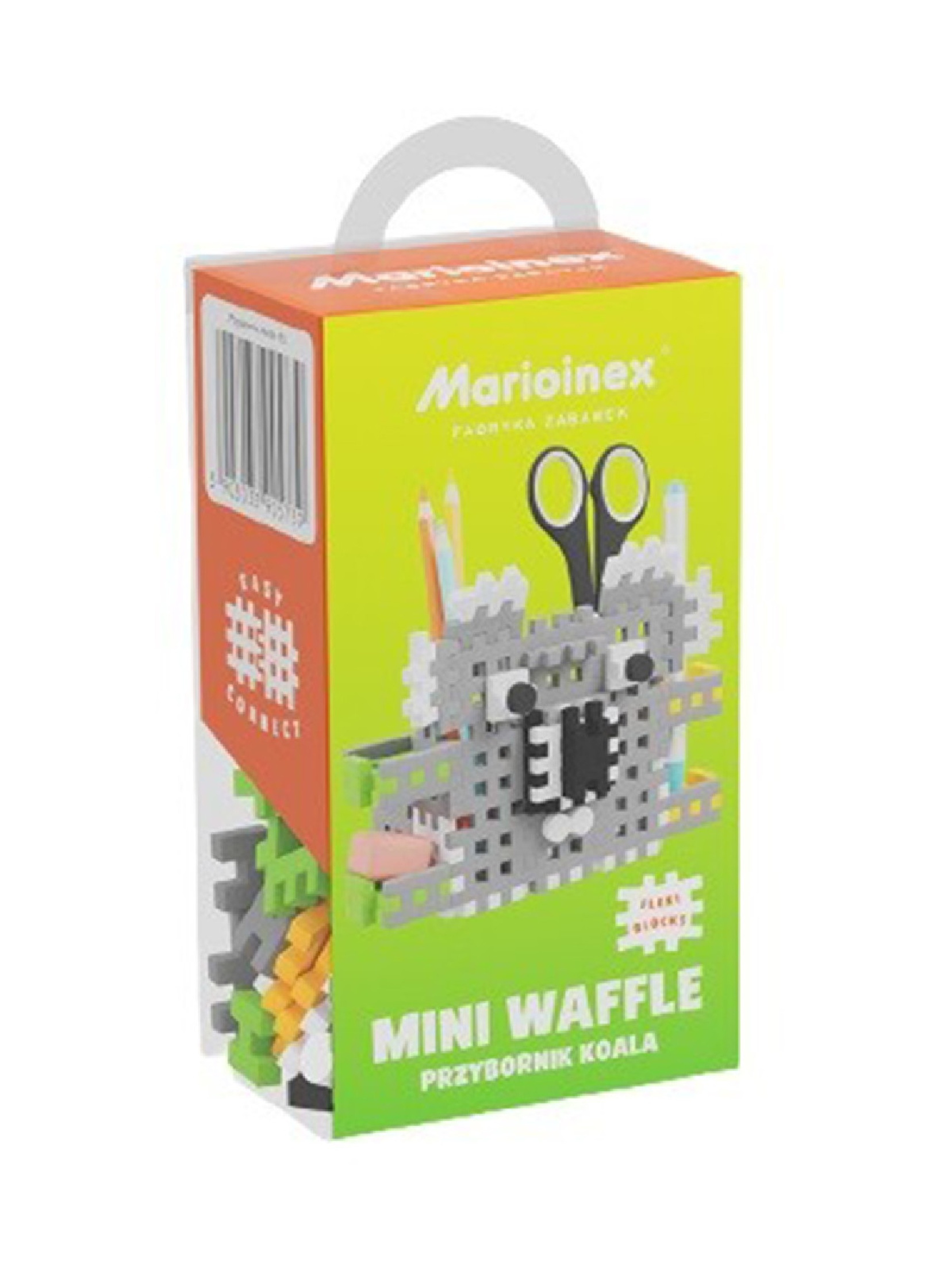 Klocki konstrukcyjne Mini Waffle - Przybornik koala 70 elementów