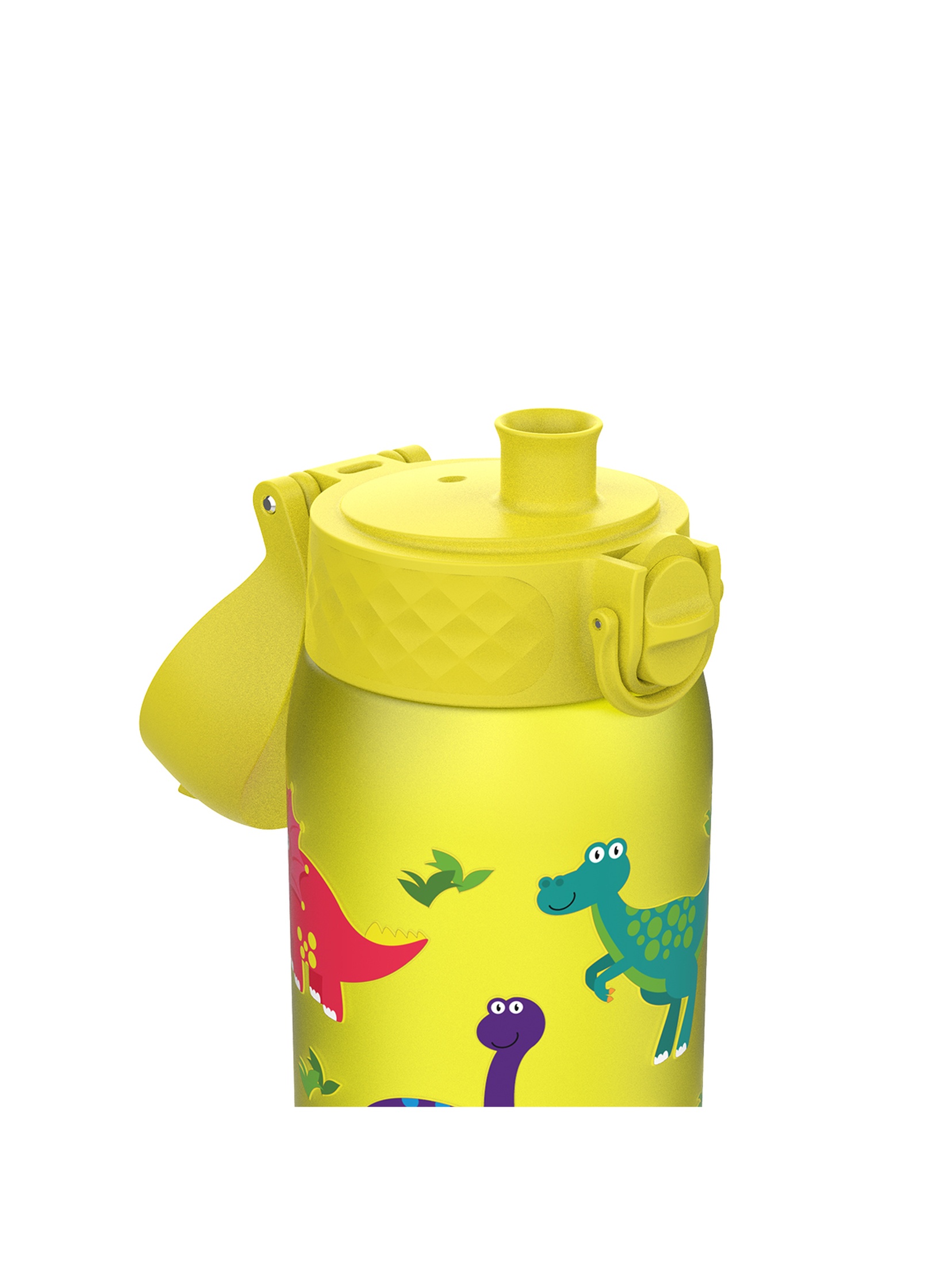 Butelka na wodę ION8 BPA Free Dinosaur 350ml - żółta