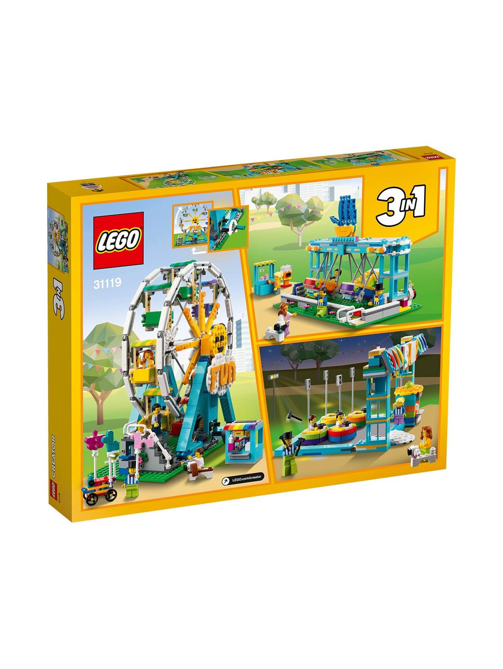 LEGO® Creator 3 w 1 Diabelski młyn 31119 - 1002 elementów, wiek 9+