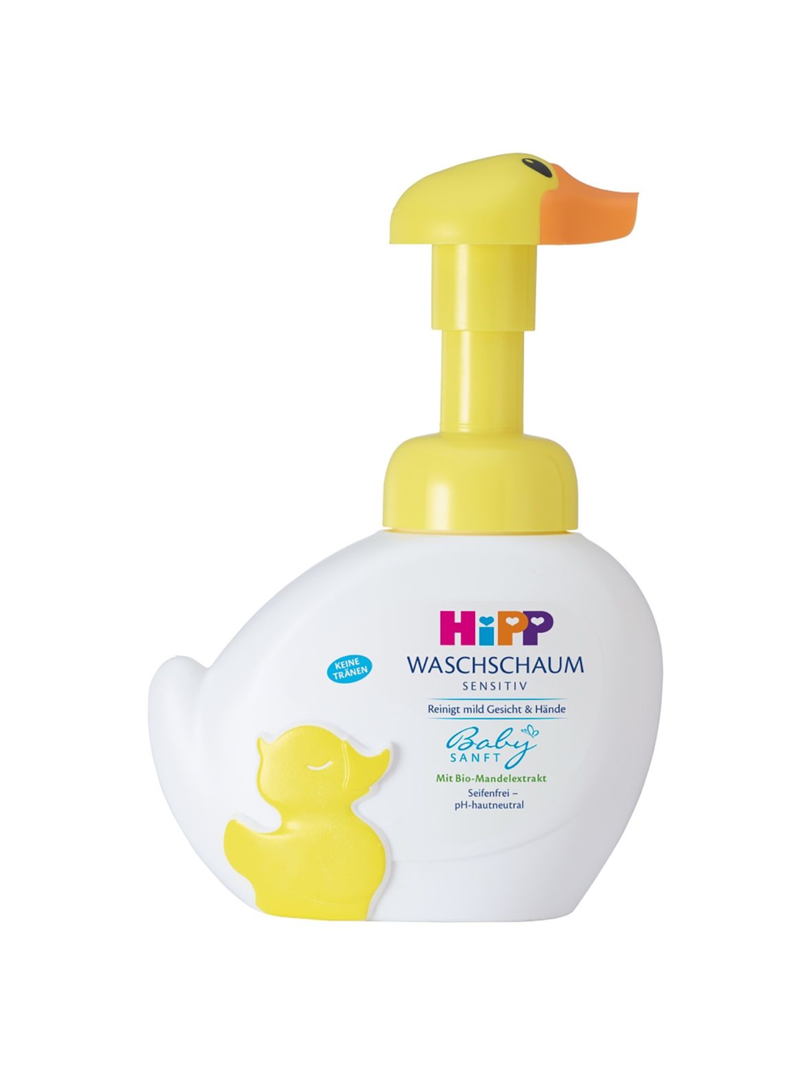 HiPP Babysanft Sensitive Pianka-kaczuszka do mycia twarzy i rąk od 1. dnia życia 250 ml