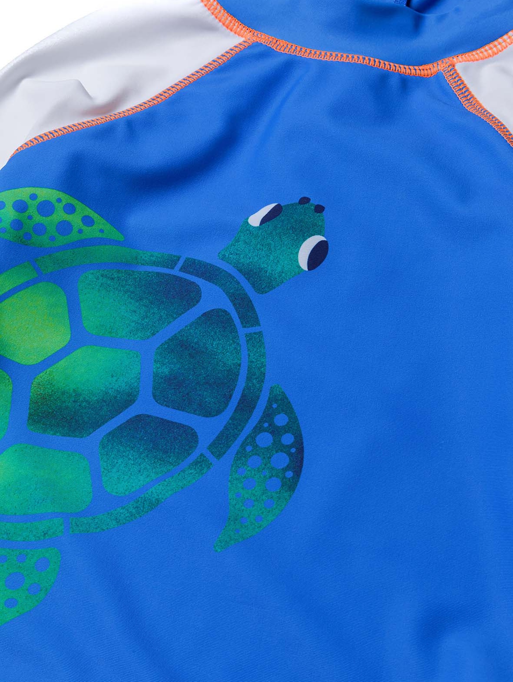 Strój kąpielowy z filtrem UV- koszulka z żółwiem i kąpielówki