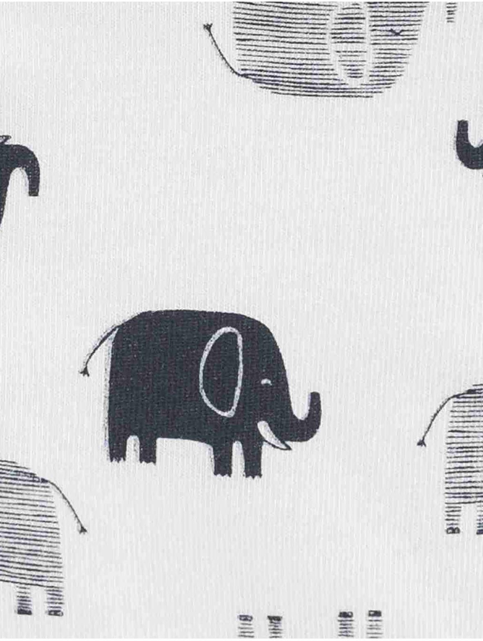 Czapka wiązana dla niemowląt w słonie