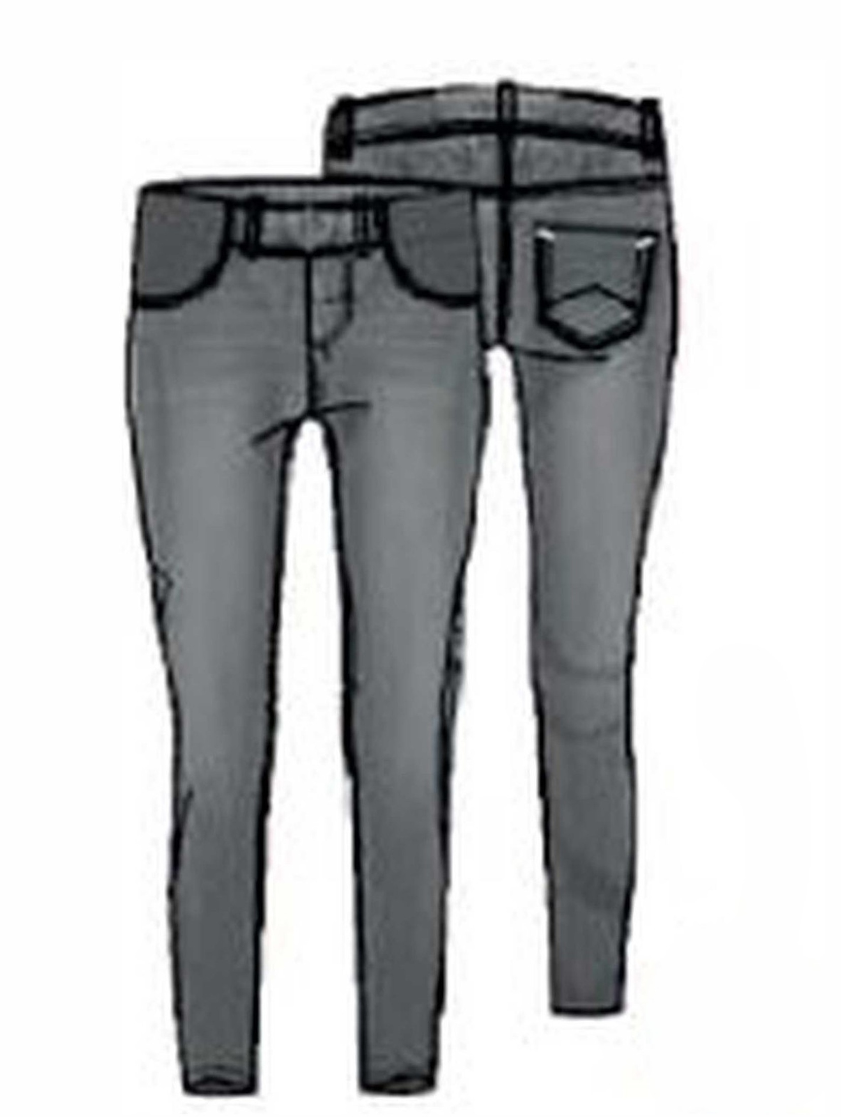 Spodnie jeansowe damskie, ciążowe, slim, szare, Bellybutton