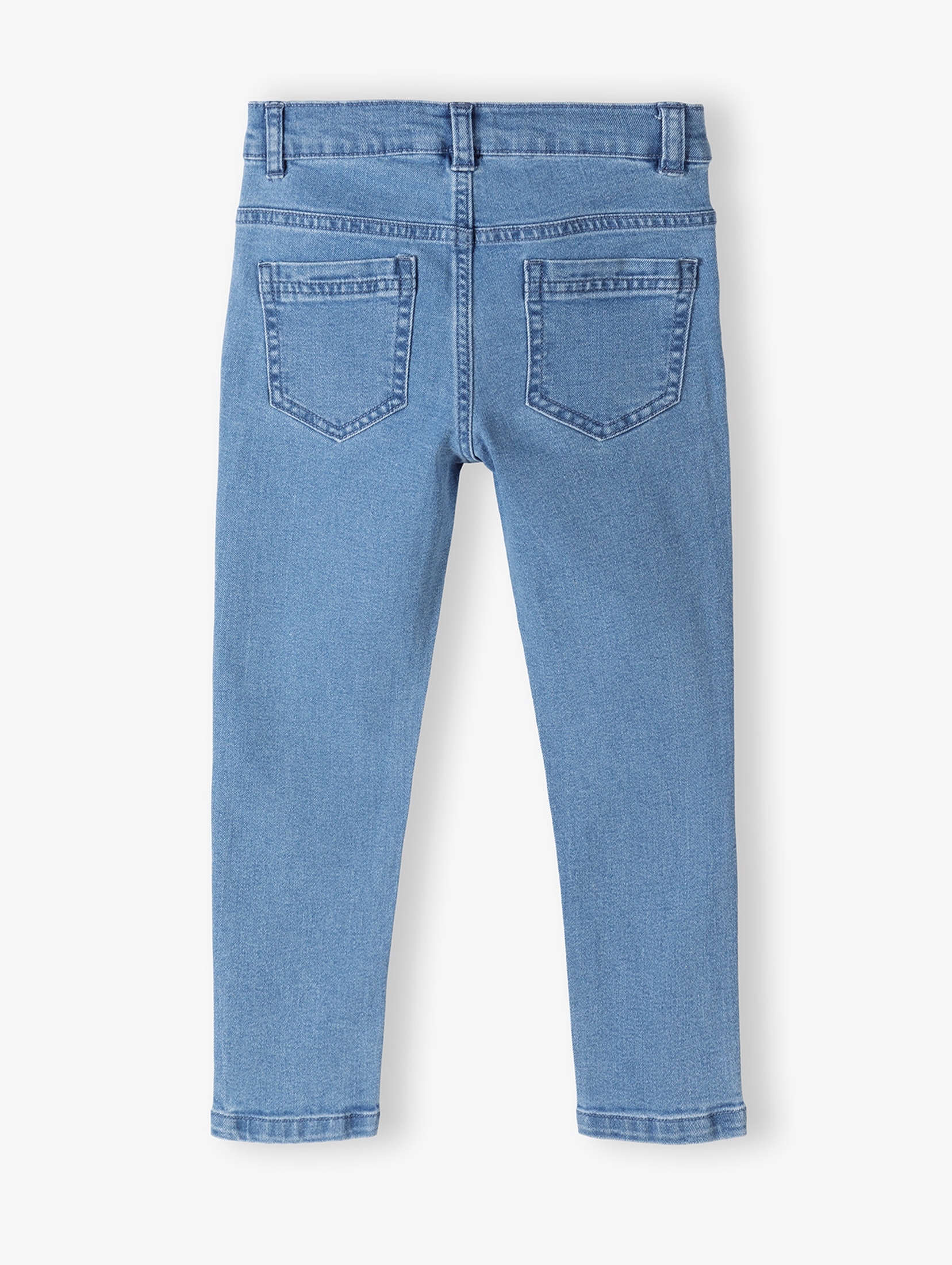 Niebieskie spodnie jeansowe slim dla dziecka - 5.10.15.