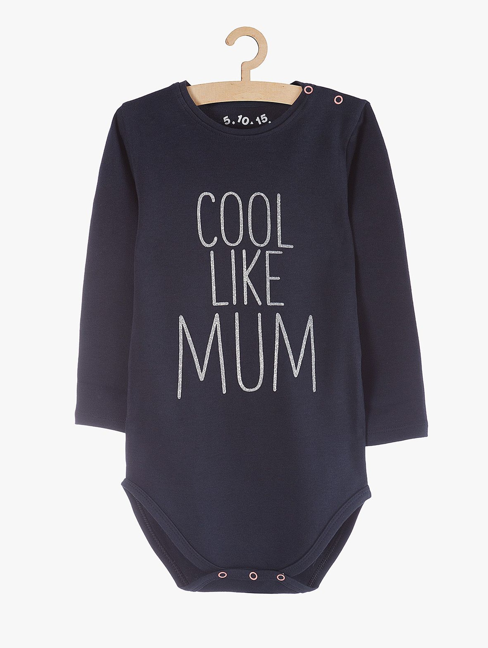 Body niemowlęce bawełniane z napisem "Cool like mum"