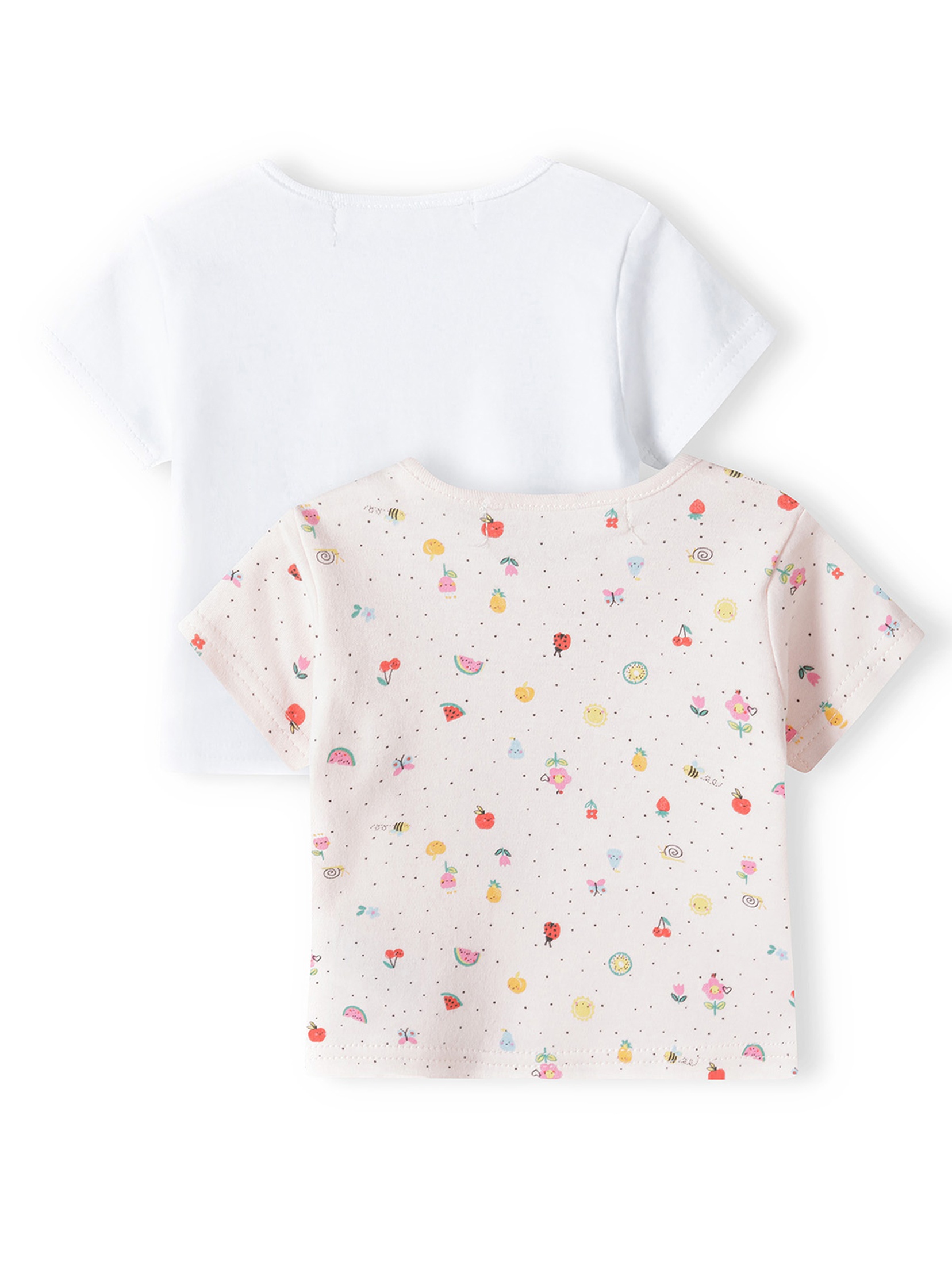 Bawełniany t-shirt dla niemowlaka 2-pak