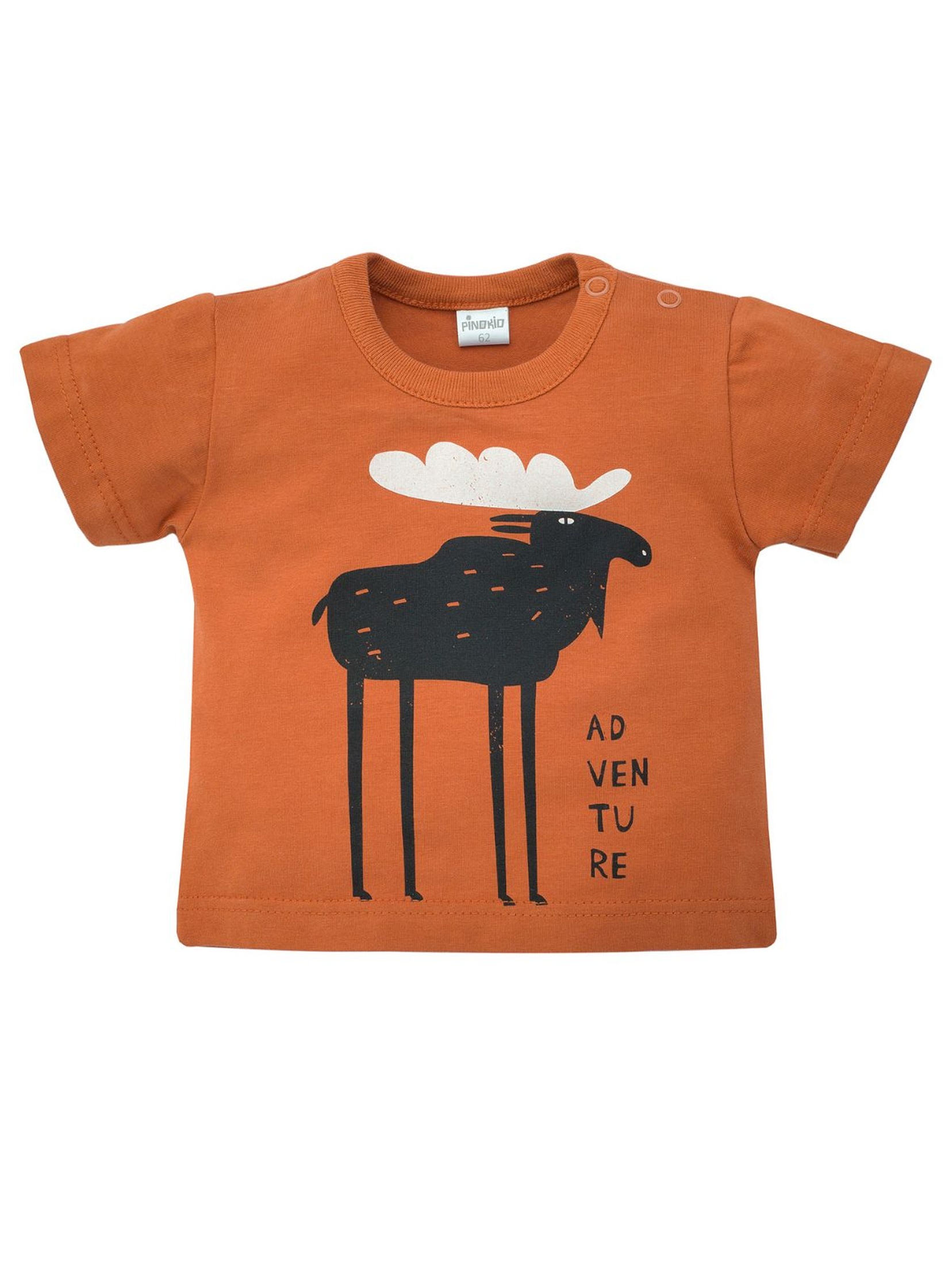 T-Shirt niemowlęcy pomarańczowy Bears Club