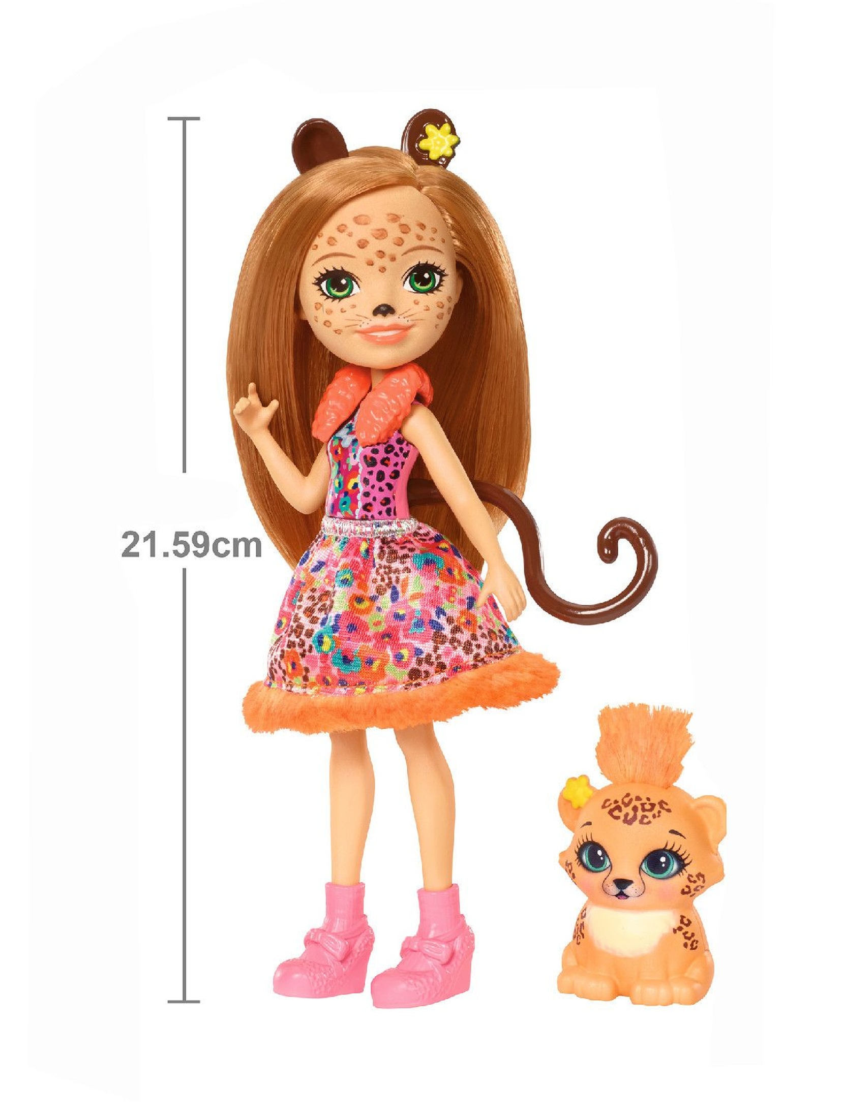 Enchantimals Cherish Cheetah Doll wiek 4+