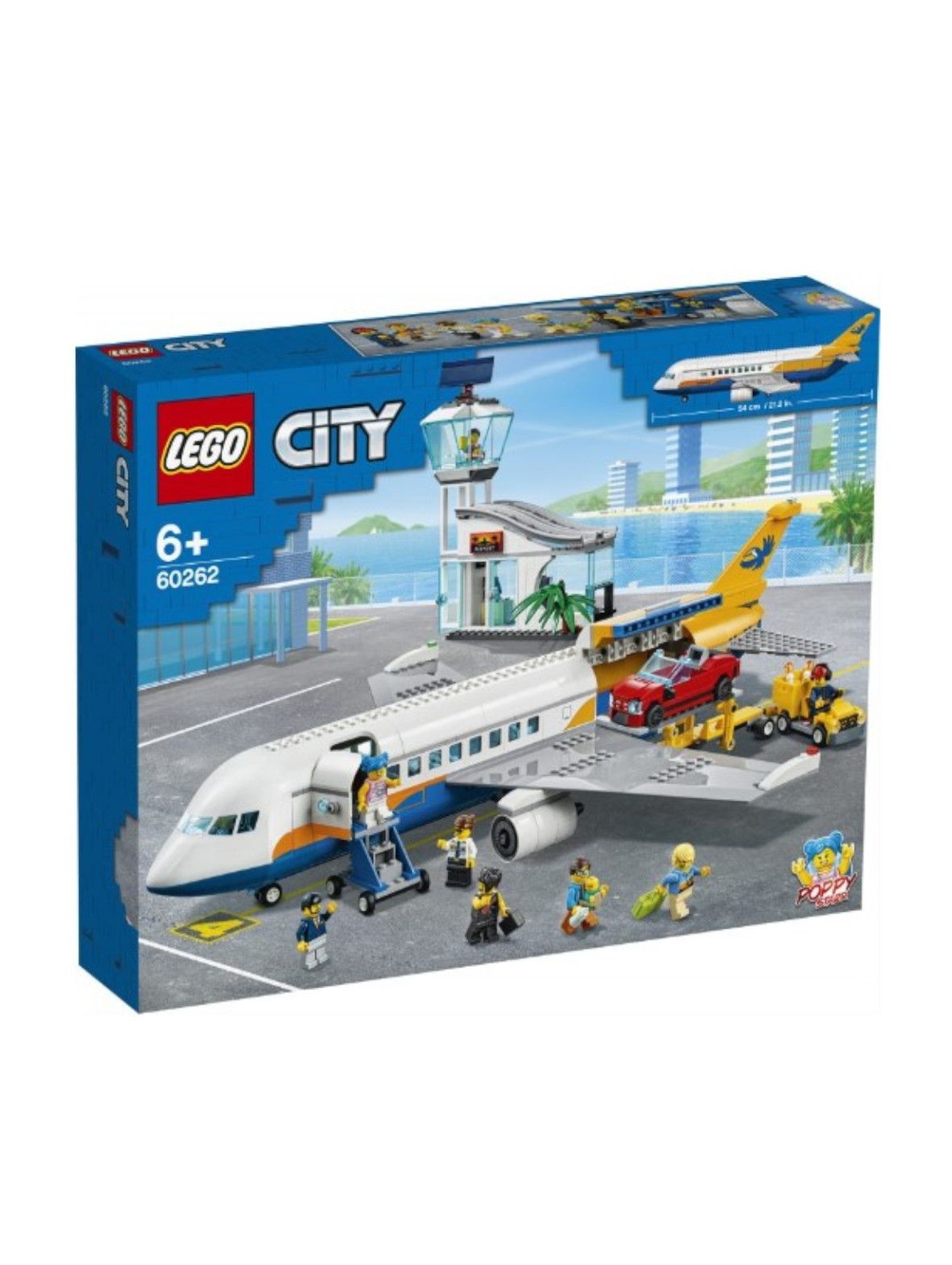 LEGO® City Samolot pasażerski (60262)  669 elementów wiek 6+ -