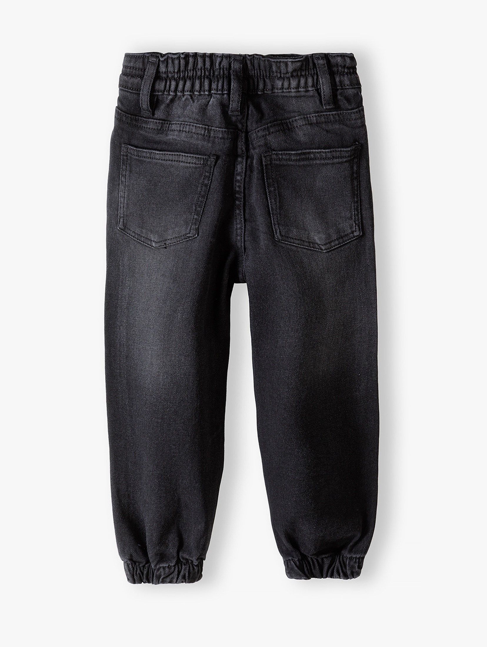 Spodnie jeansowe typu joggery dziewczęce czarne