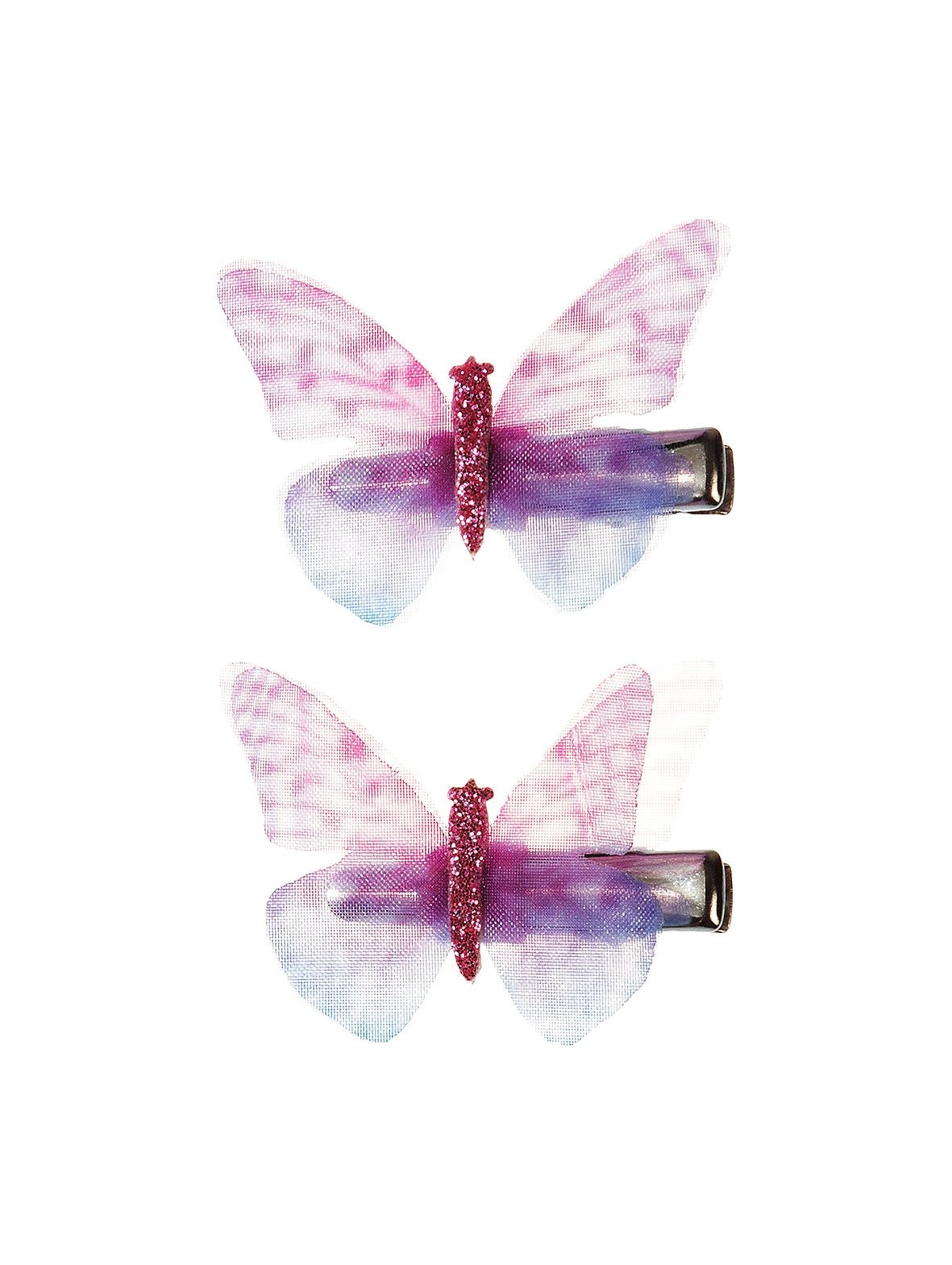 Spinki do włosów-kolorowe motylki