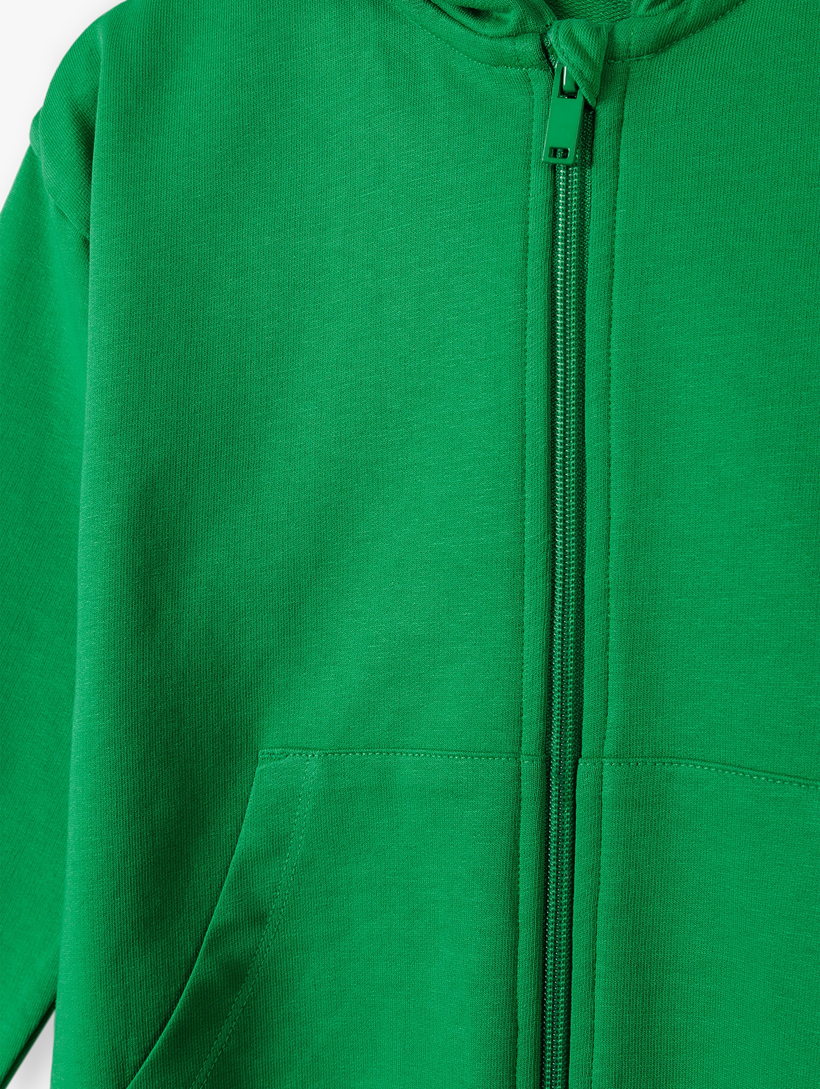 Zielona dresowa bluza z kapturem dla dziecka - 5.10.15.