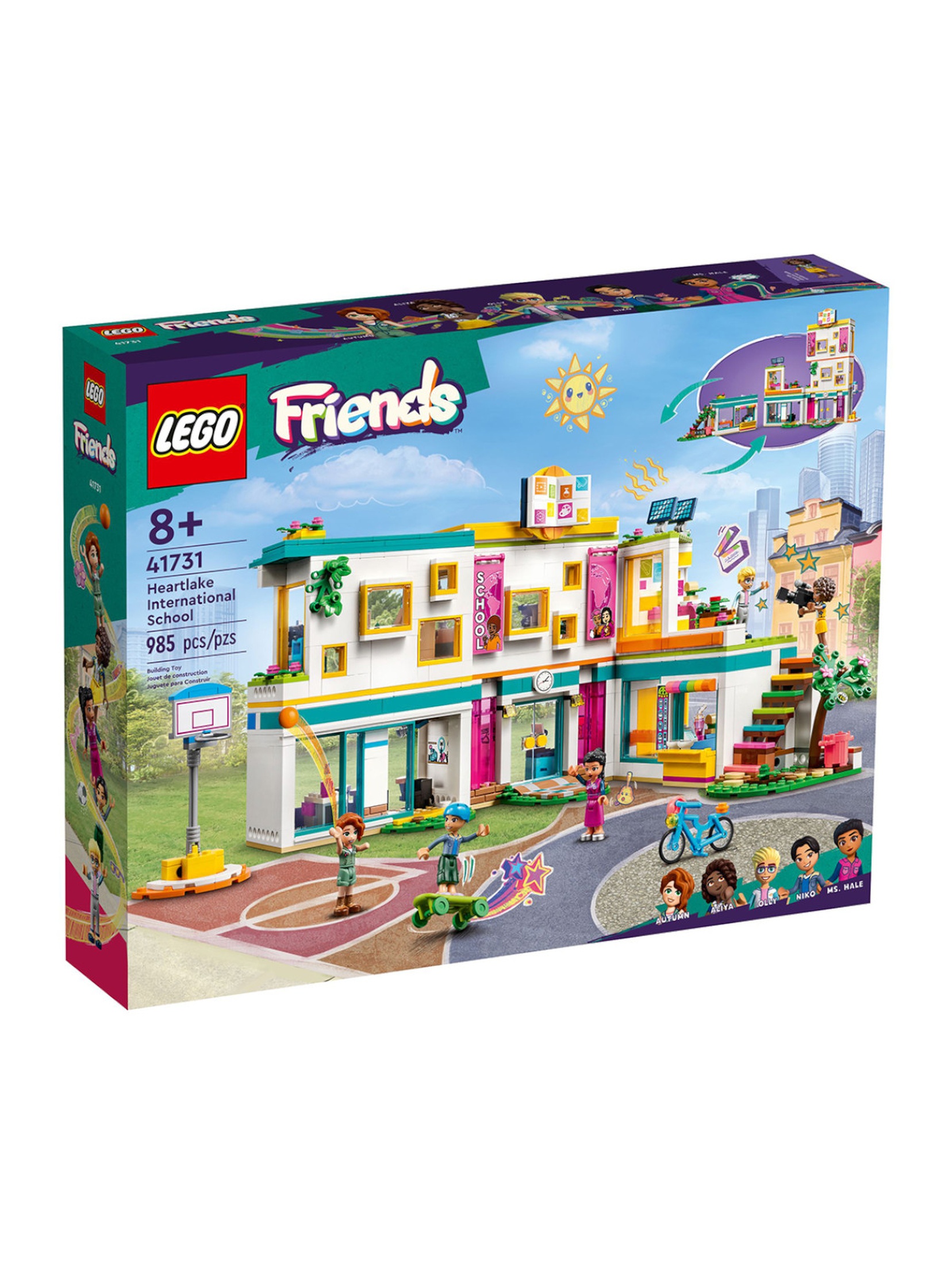 Klocki LEGO Friends 41731 Międzynarodowa szkoła w Heartlake - 985 elementów, wiek 8 +
