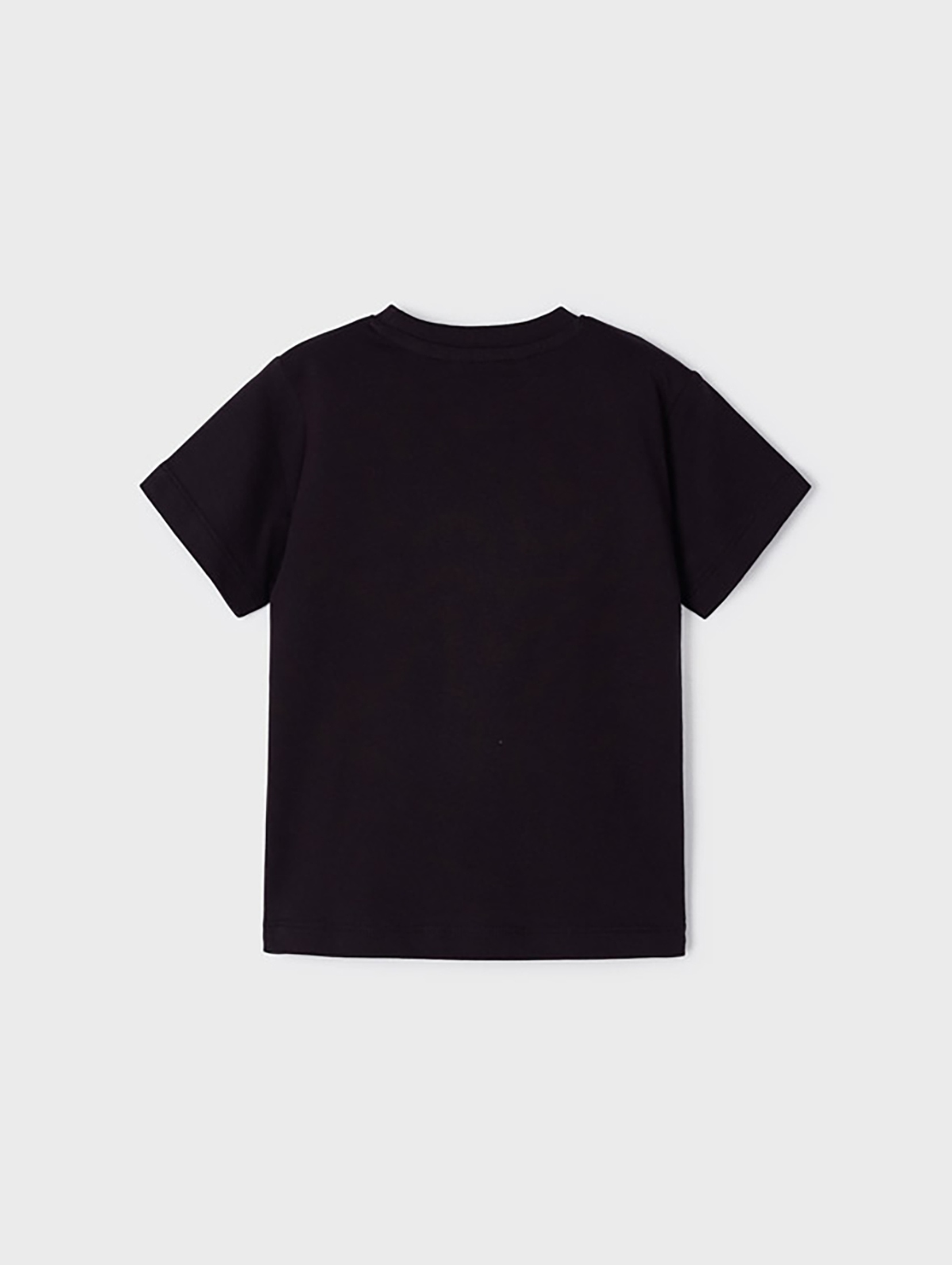 T-shirt dla chłopca Mayoral z nadrukiem - czarny