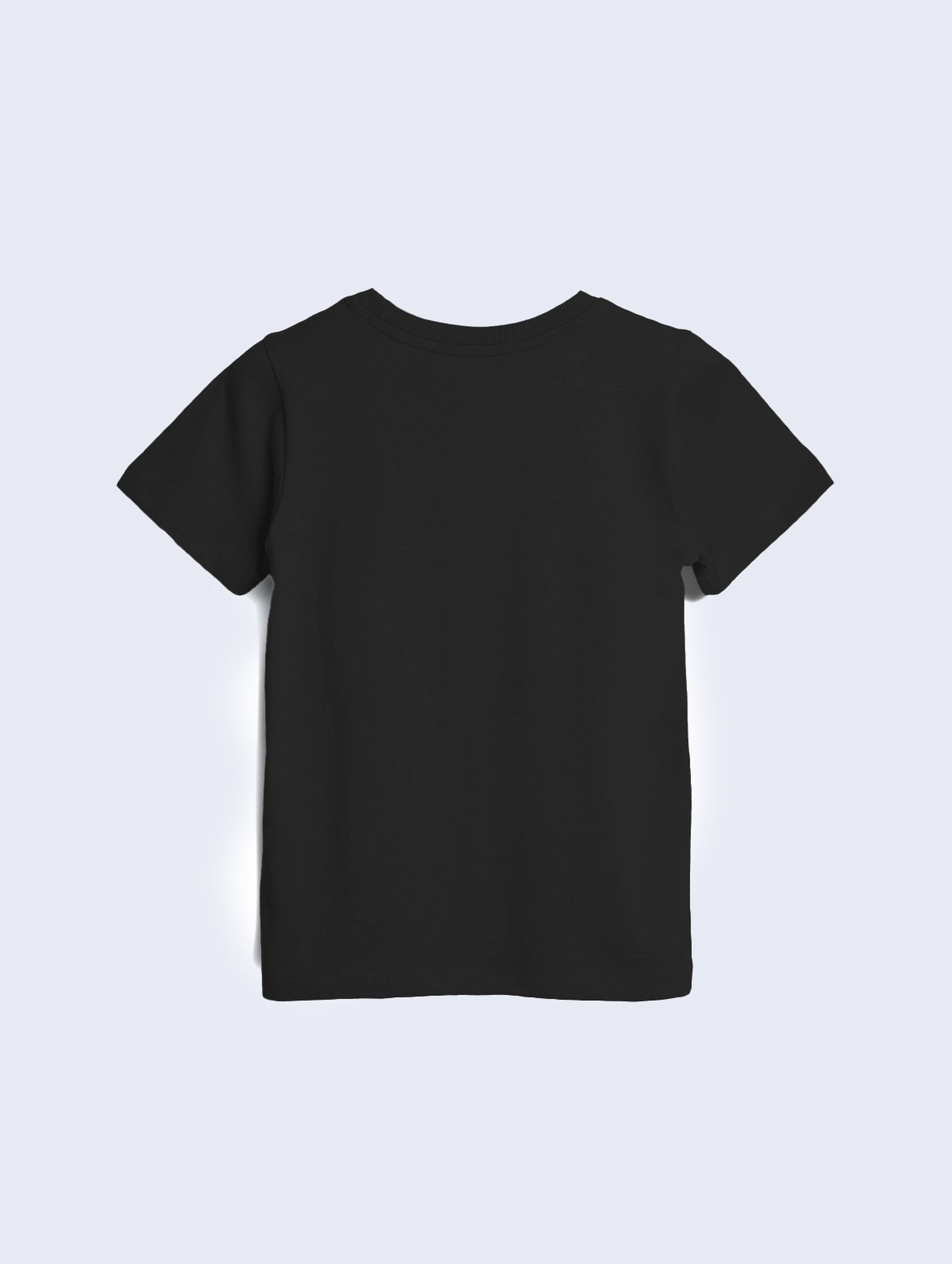 Dzianinowy czarny t-shirt z miękkiej bawełny - unisex - Limited Edition