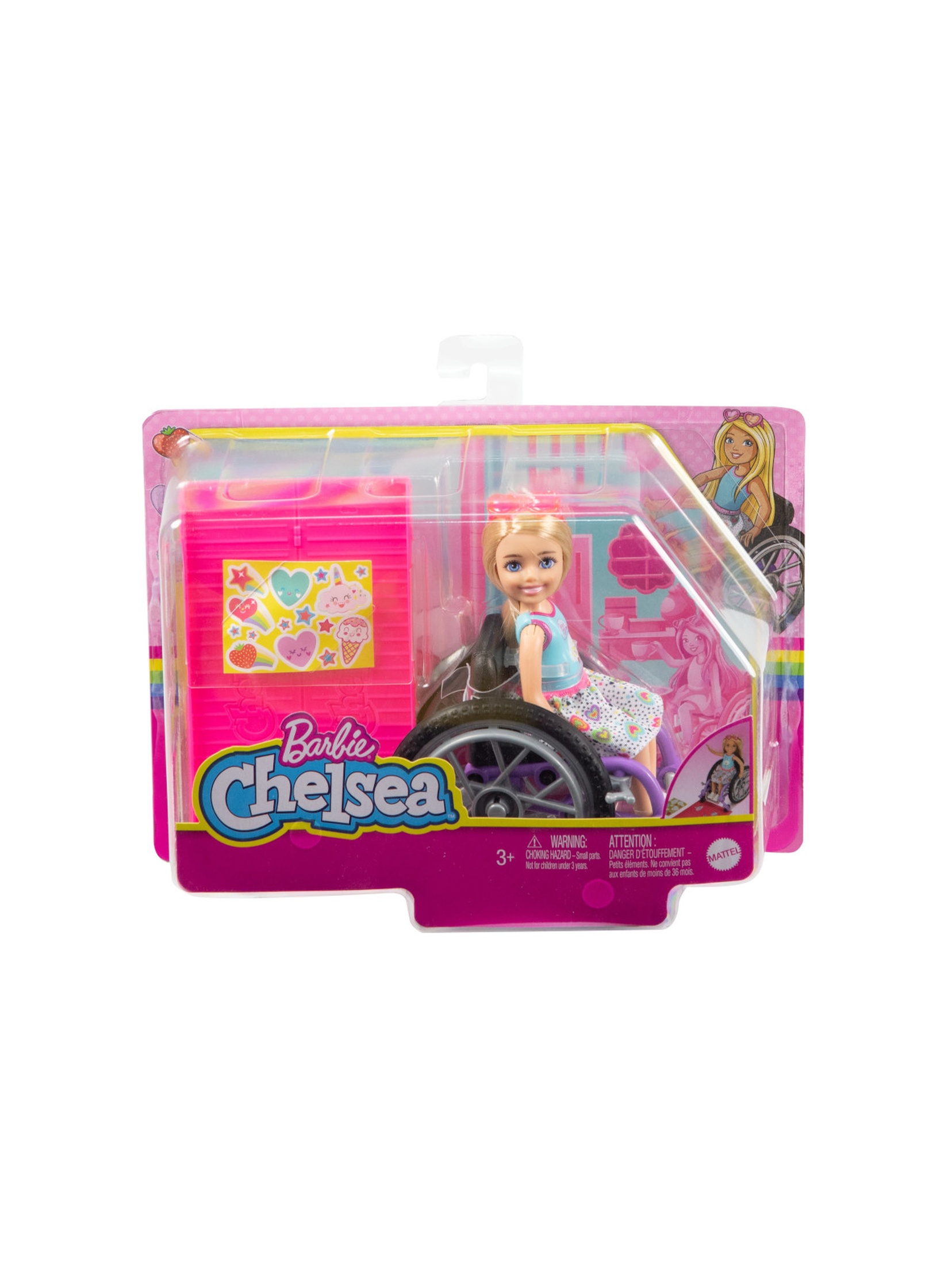 Barbie Chelsea na wózku