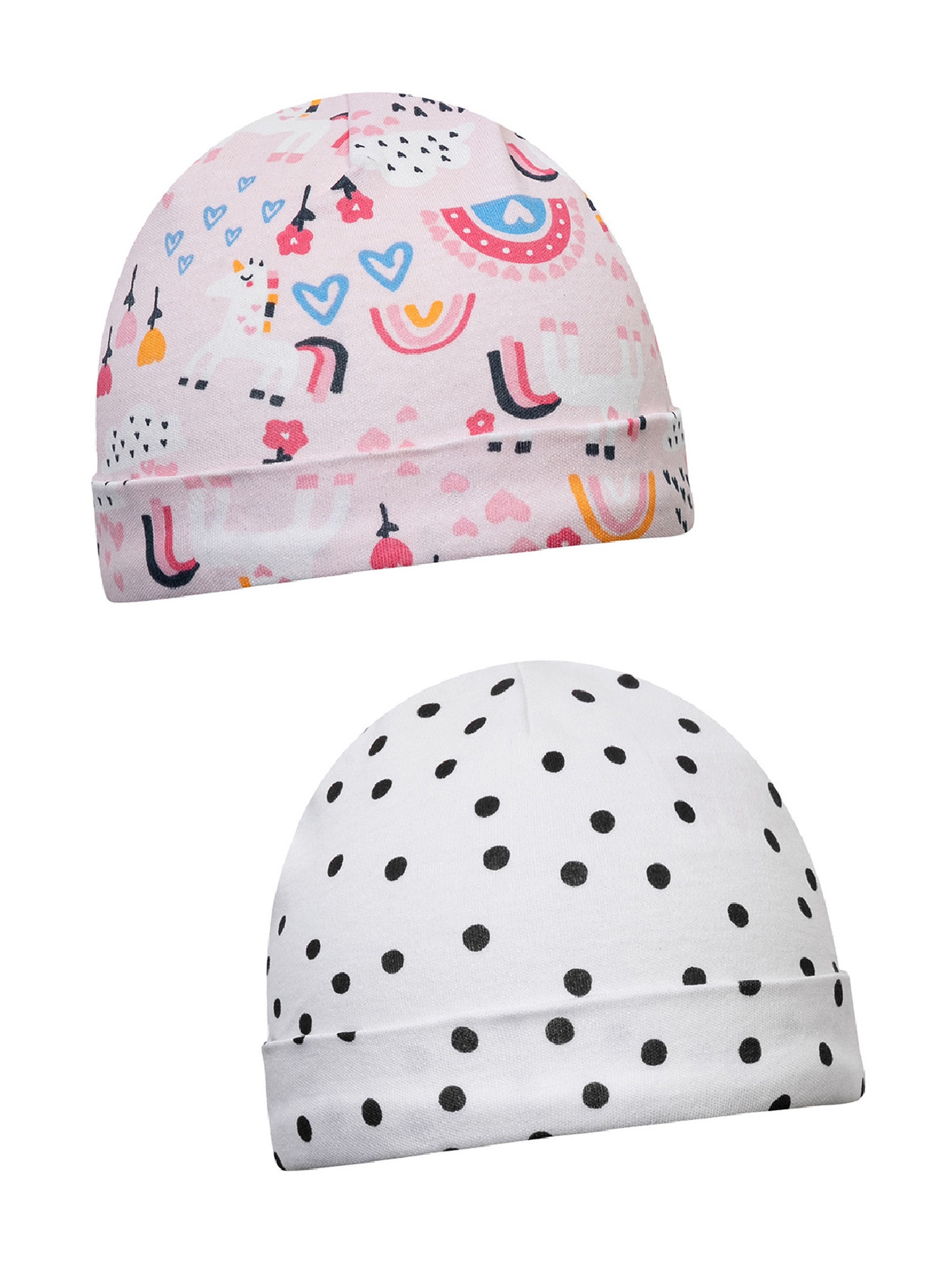 2-pack czapek dla dziewczynki
