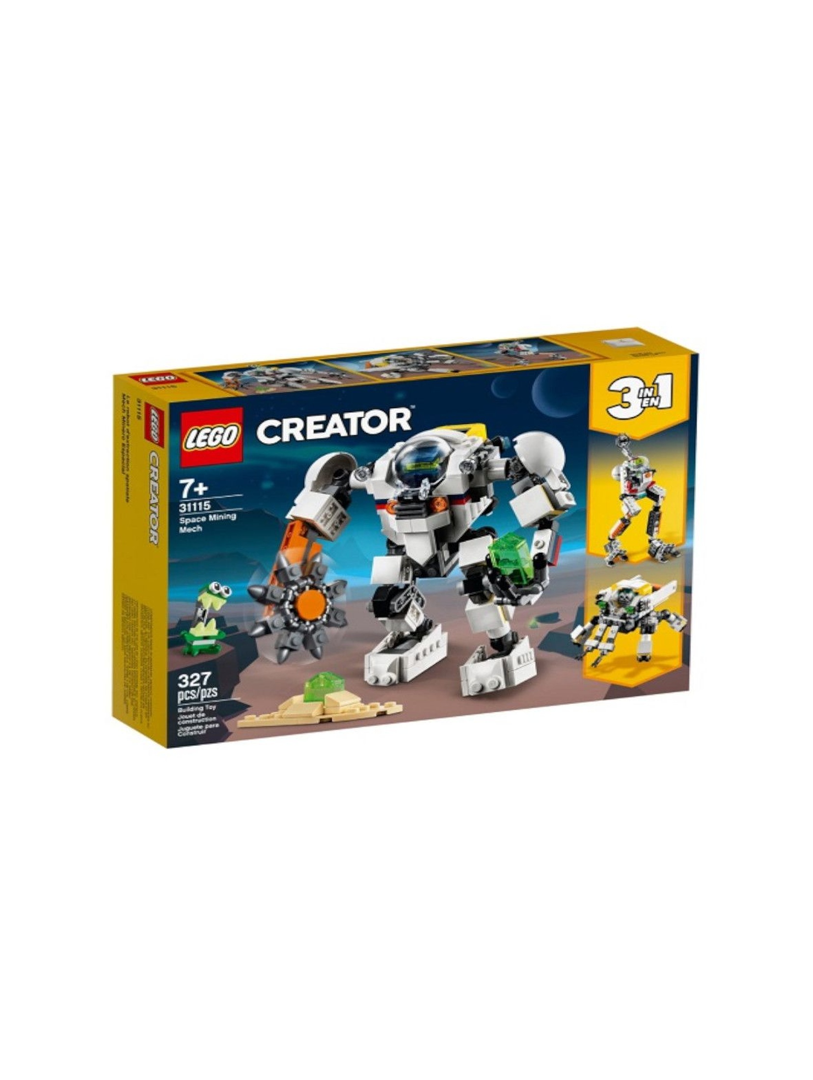 LEGO Creator -  Kosmiczny robot górniczy - 327 elementów wiek 7+