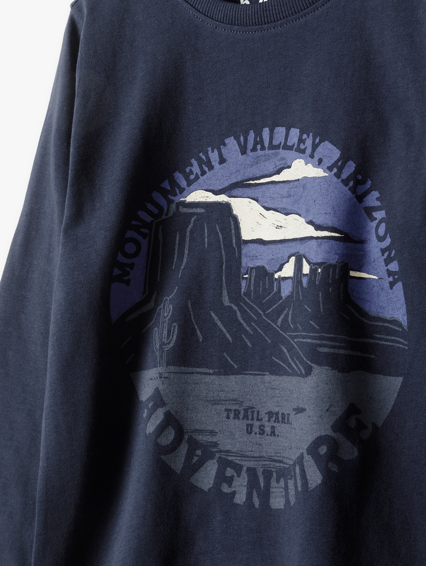Granatowa bluzka dla chłopca Monument Valley - Arizona