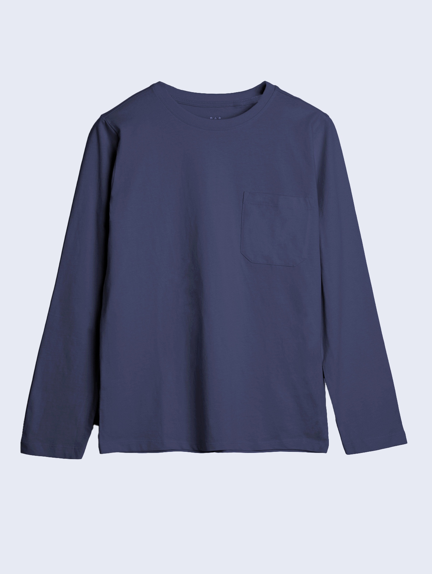 Granatowa bawełniana bluzka z kieszonką - unisex - Limited Edition