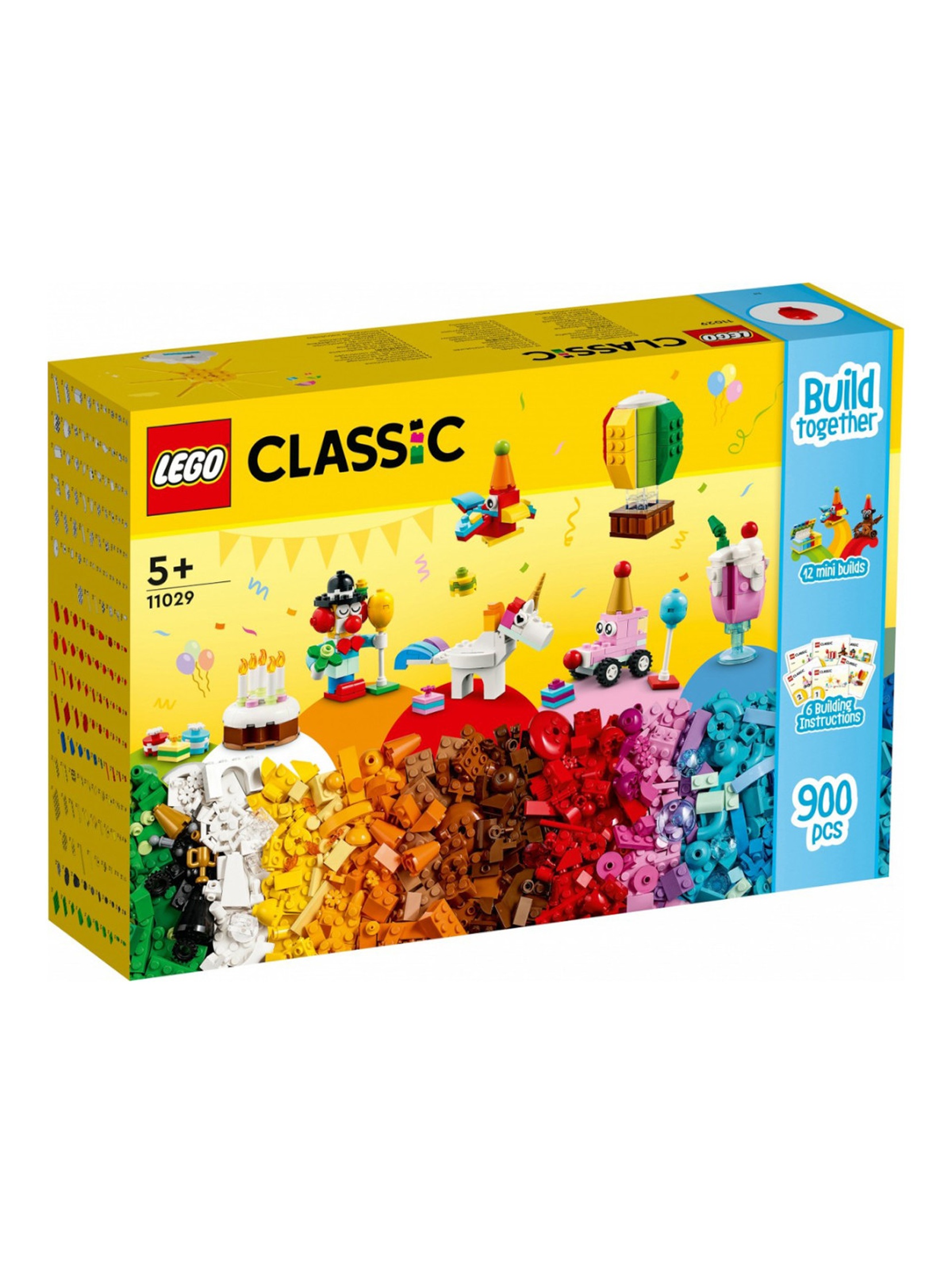 Klocki LEGO Classic 11029 Kreatywny zestaw imprezowy - 900 elementów, wiek 5 +