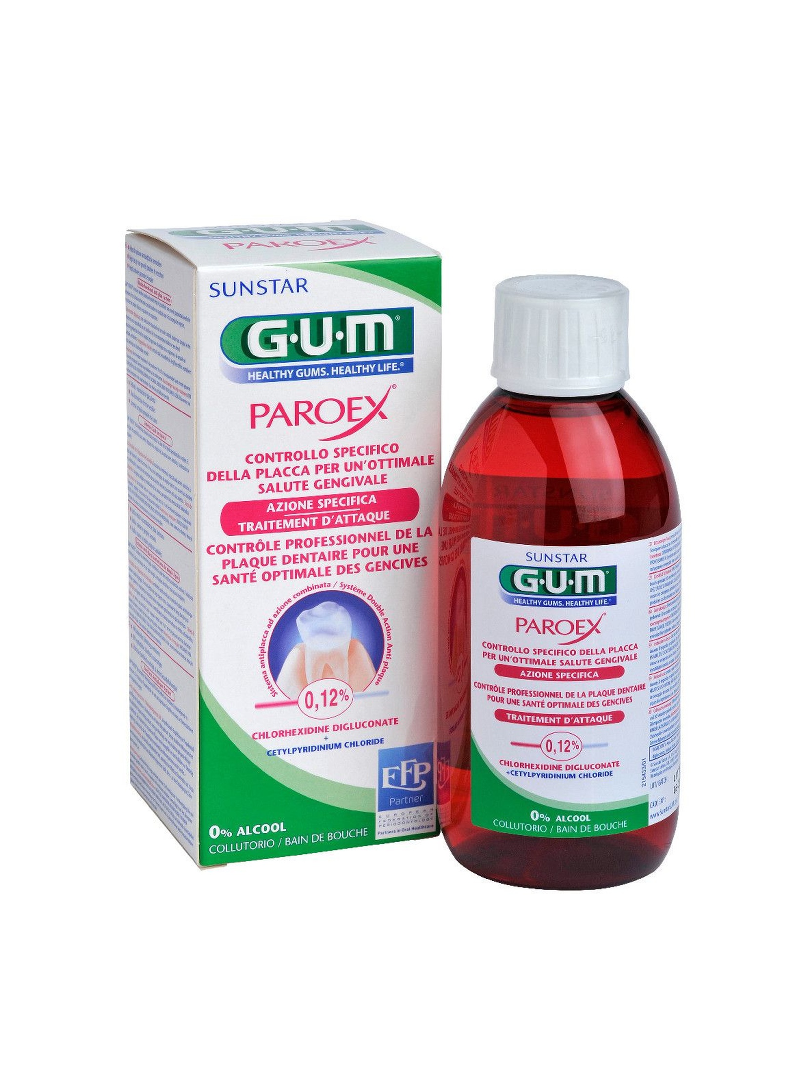 Płyn antyseptyczny do jamy ustnej Paroex 0,12% 300 ml