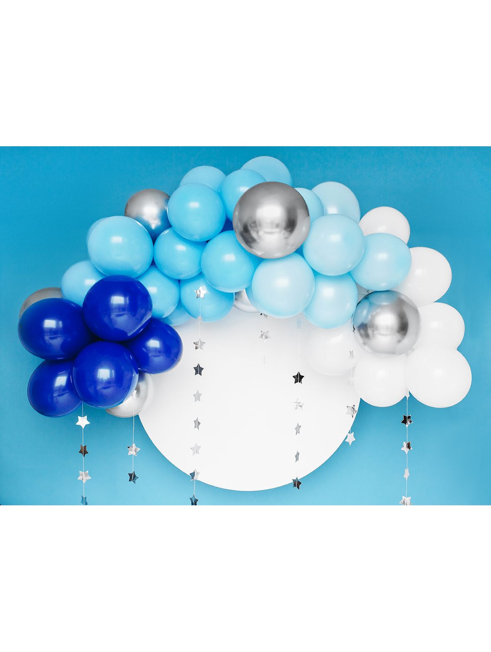 Girlanda balonowa - niebieska 200cm