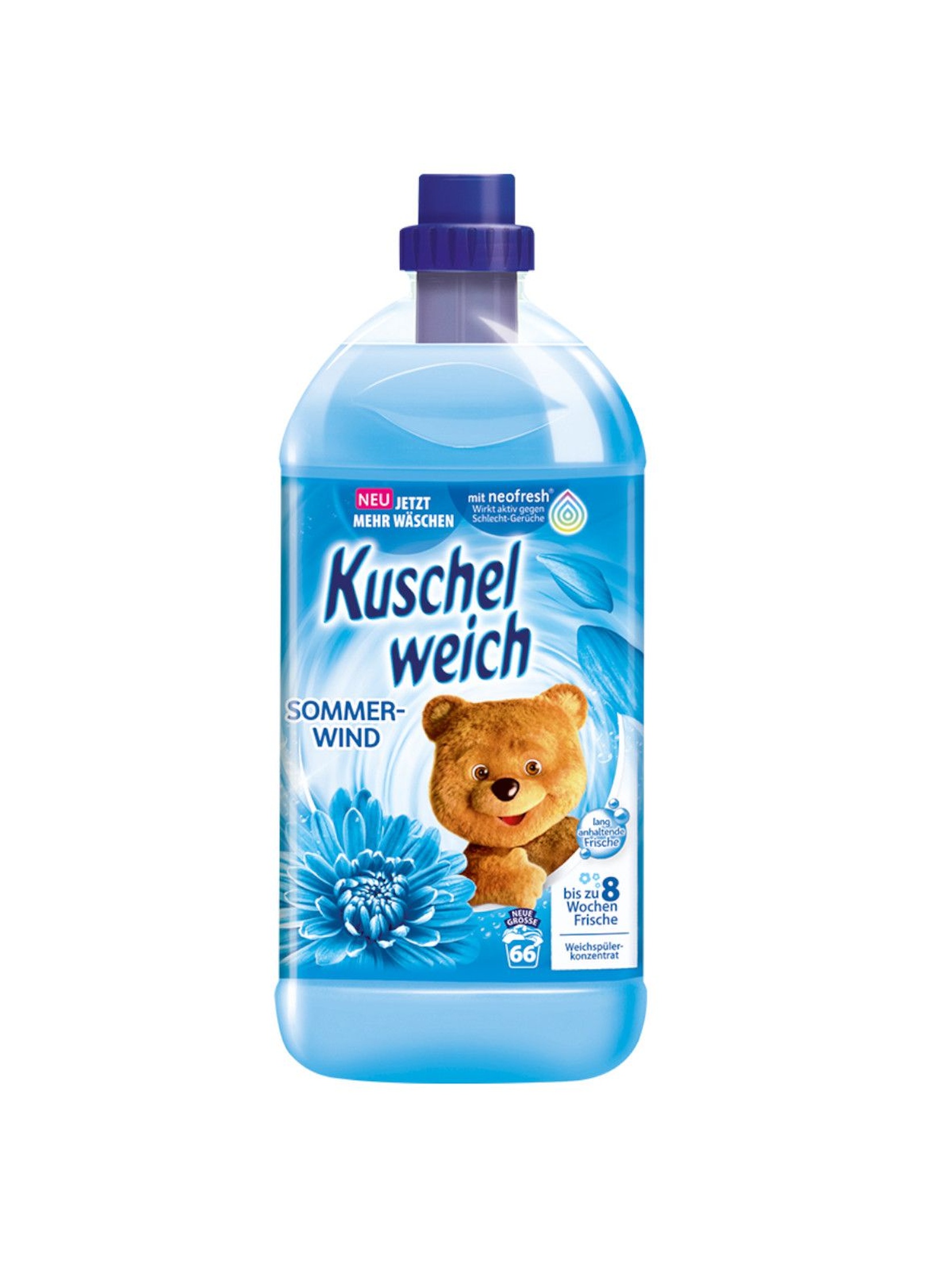 Kuschelweich płyn do płukania Sommerwind niebieski - 2l