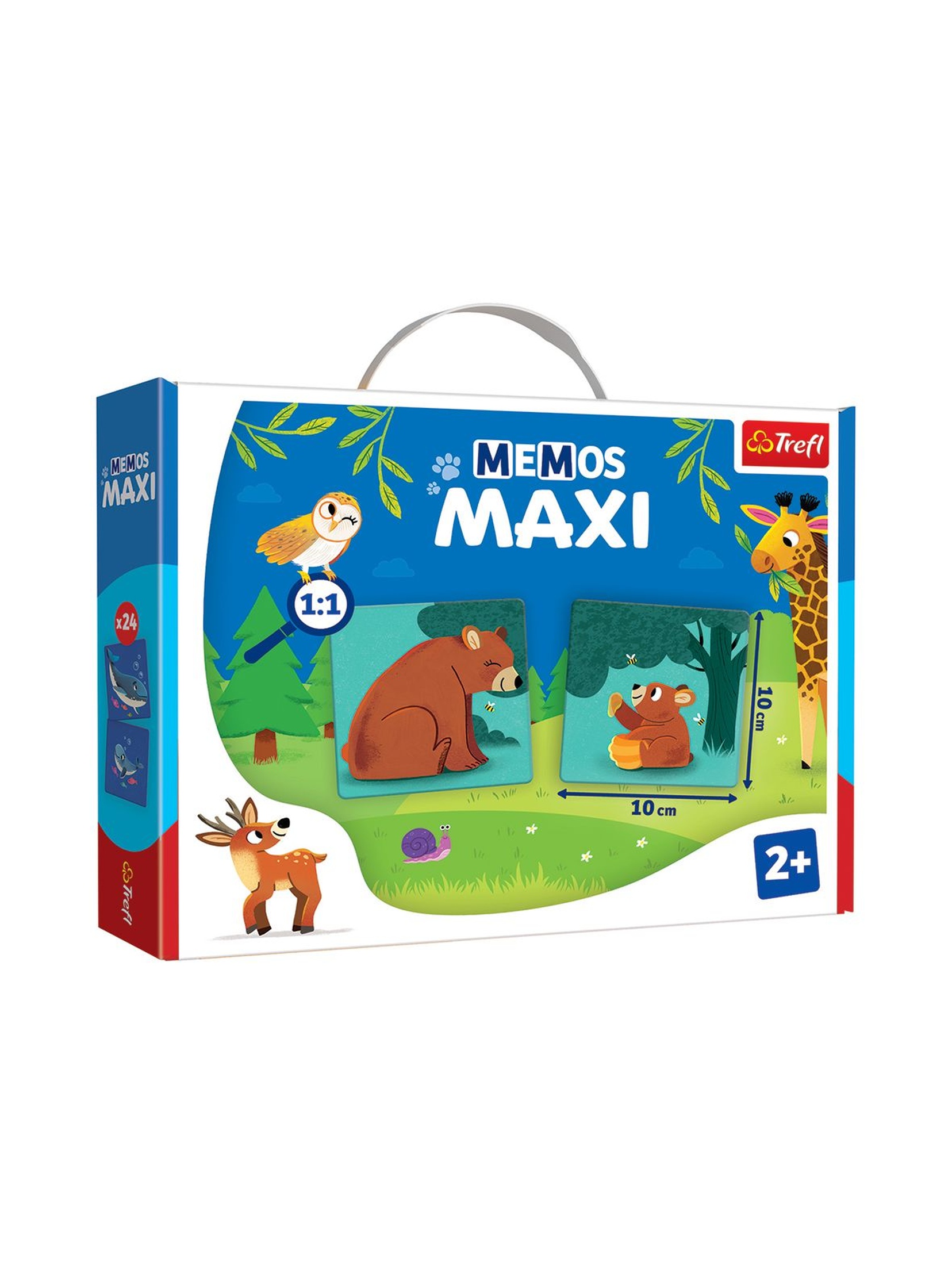 Gra dla dzieci -Memos Maxi Zwierzęta i ich dzieci wiek 2+