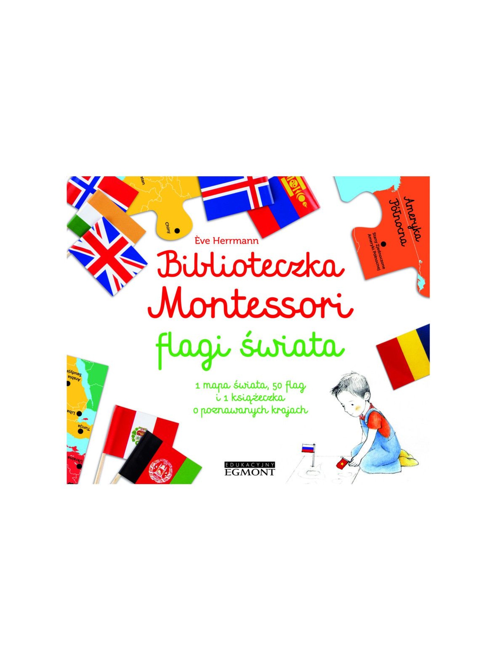 Biblioteczka Montessori. Flagi Świata