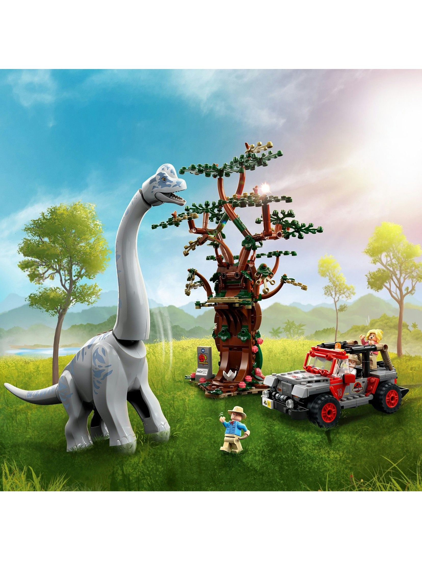 Klocki LEGO Jurassic World 76960 Odkrycie brachiozaura - 512 elementów, wiek 9 +