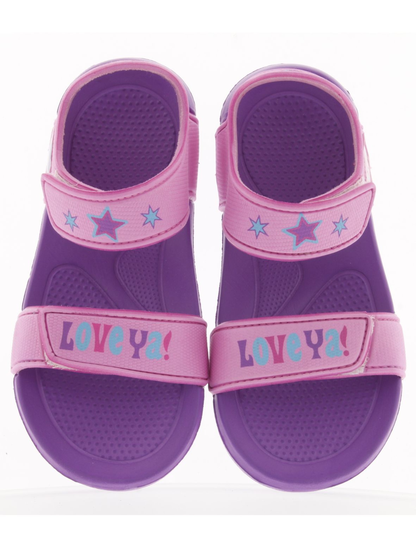 Fioletowe sandały dla dziewczynki