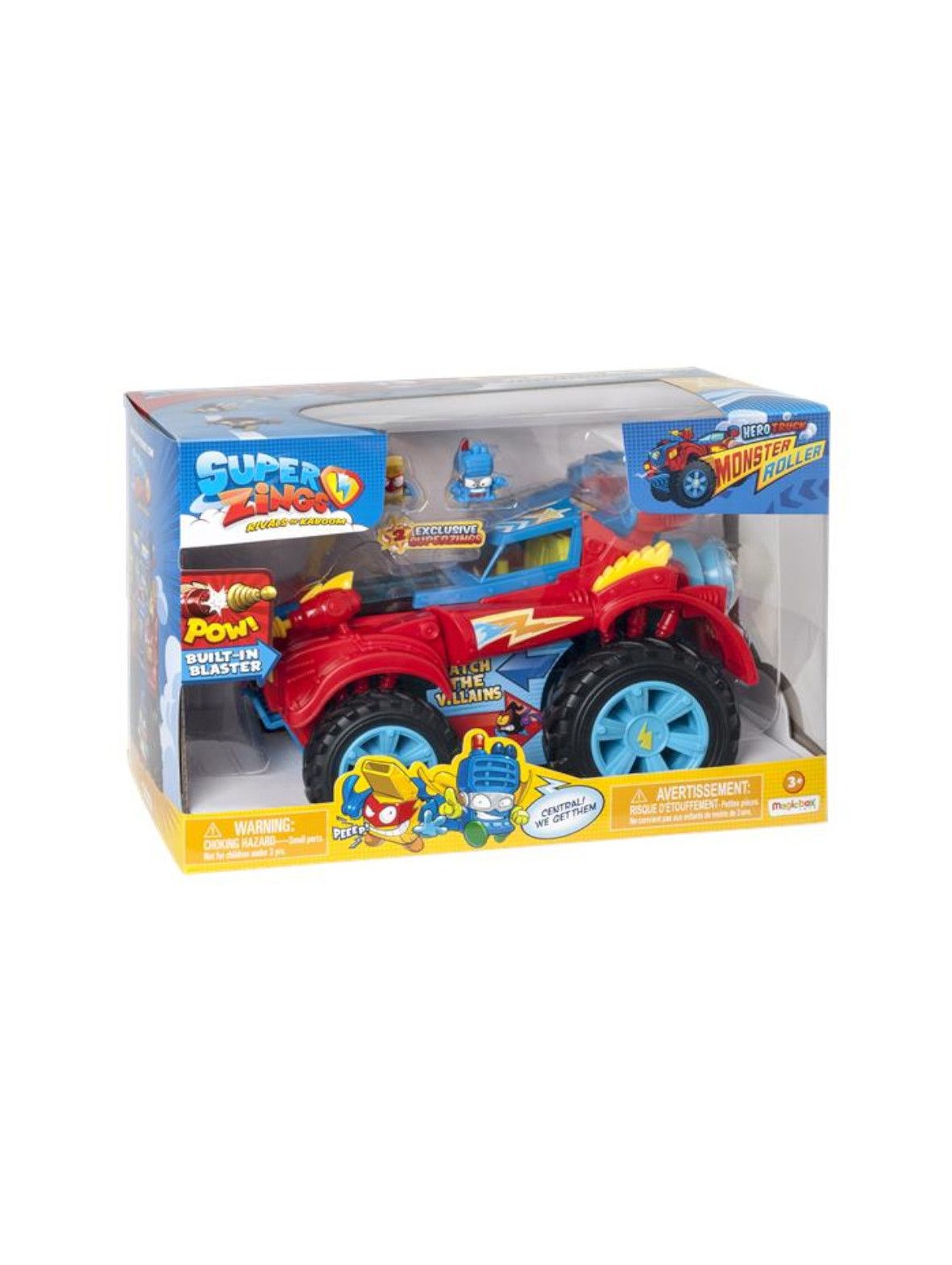 Super Zings S Hero Truck Monster Roller MagicBox wiek 3+