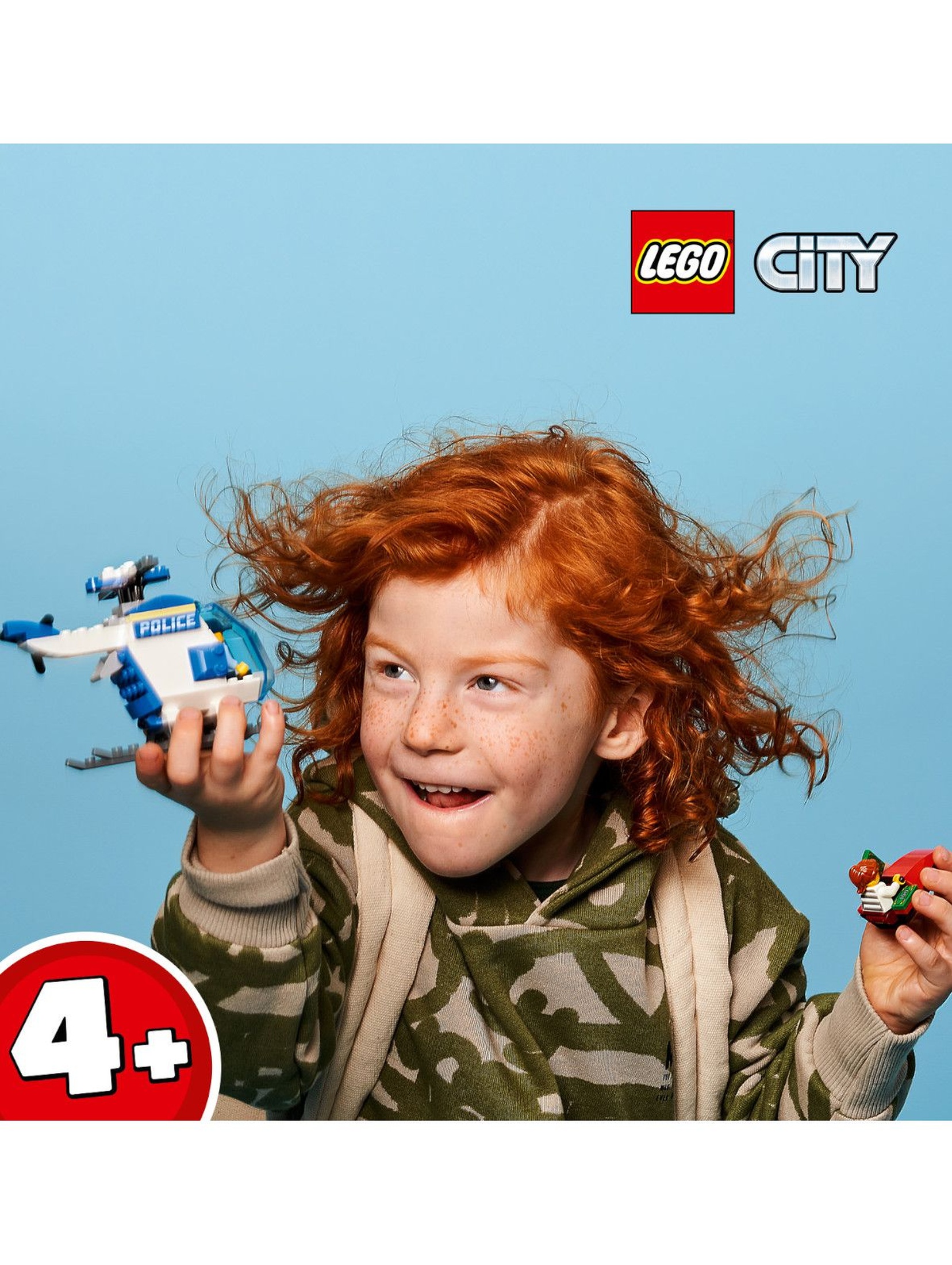 Klocki LEGO City - Helikopter policyjny - 51 el