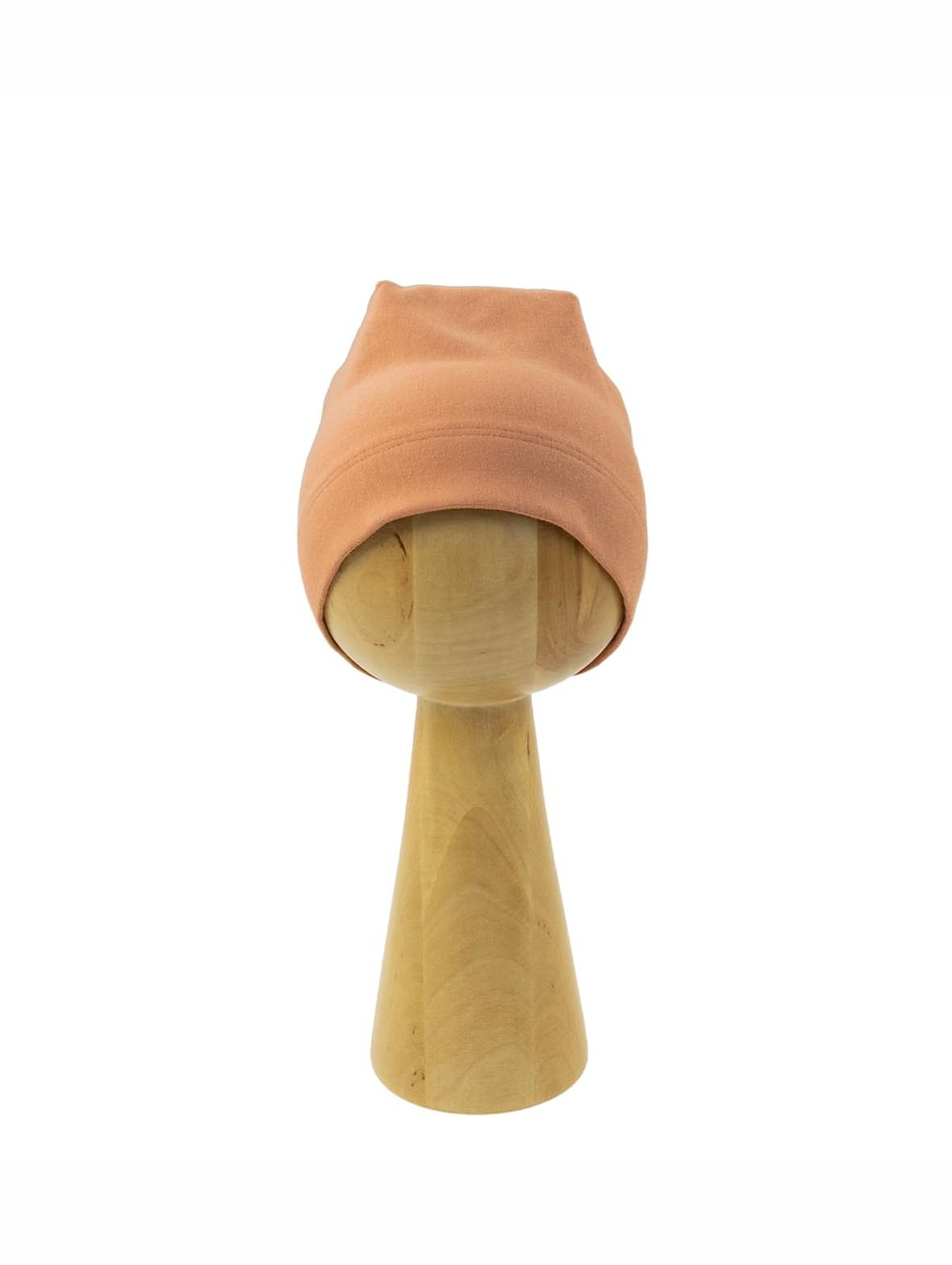 Bawelniana czapka chłopięca w kolorze pomarańczowym
