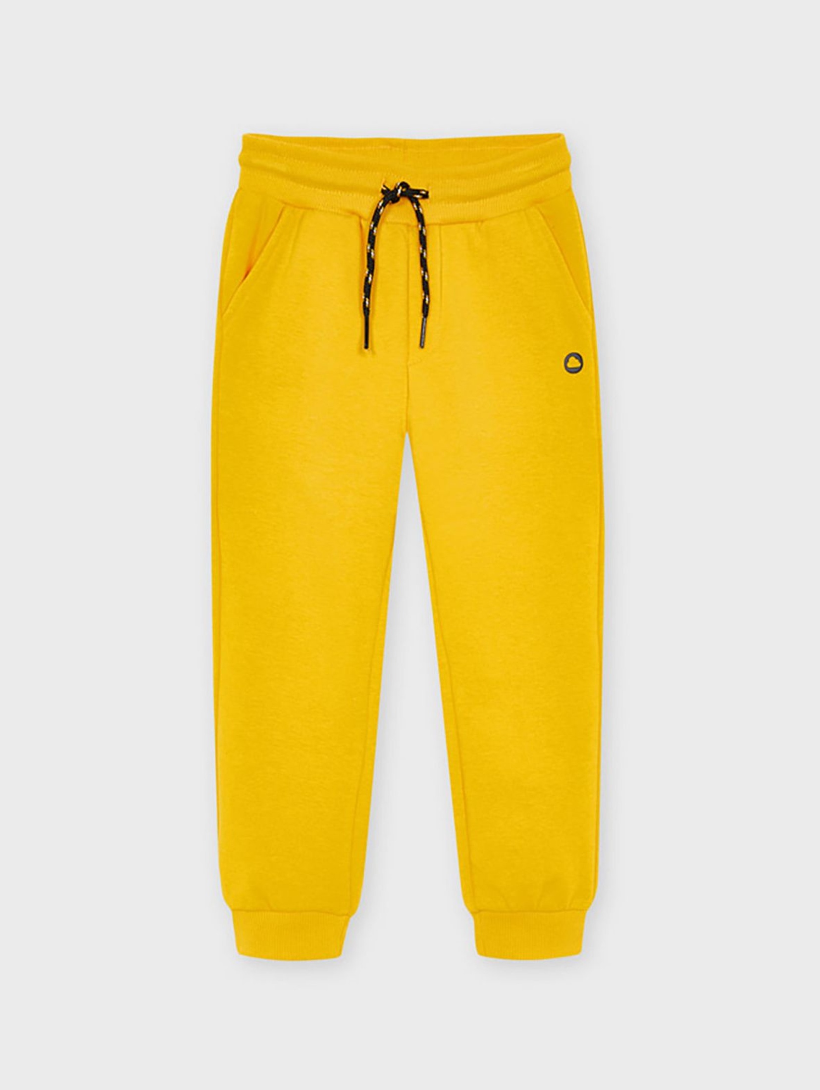 Długie chłopięce spodnie dresowe   - żółte