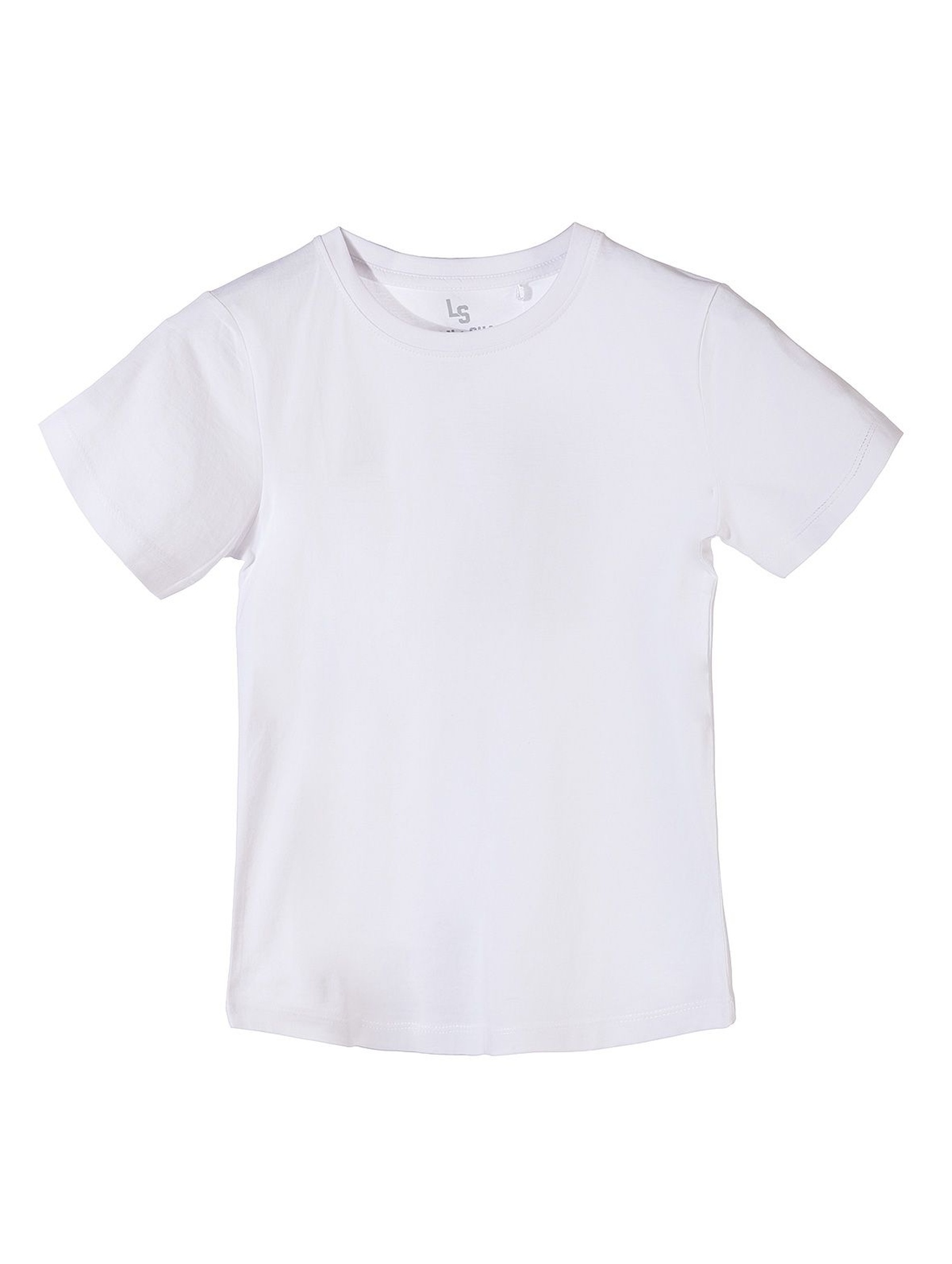 T-shirt chłopięcy biały gładki basic