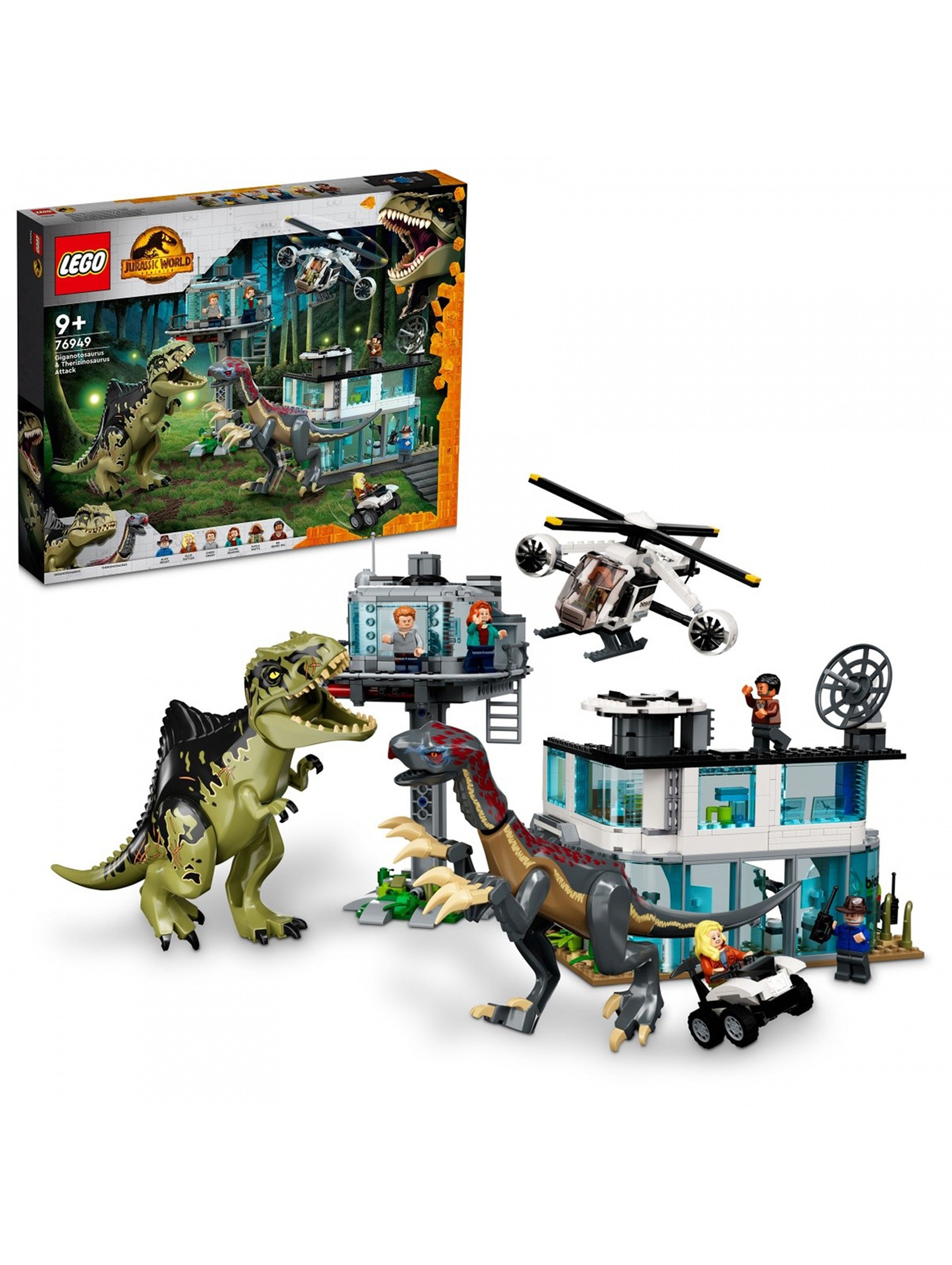 Klocki LEGO Jurassic World 76949 Atak giganotozaura i terizinozaura - 810 elementów, wiek 9 +
