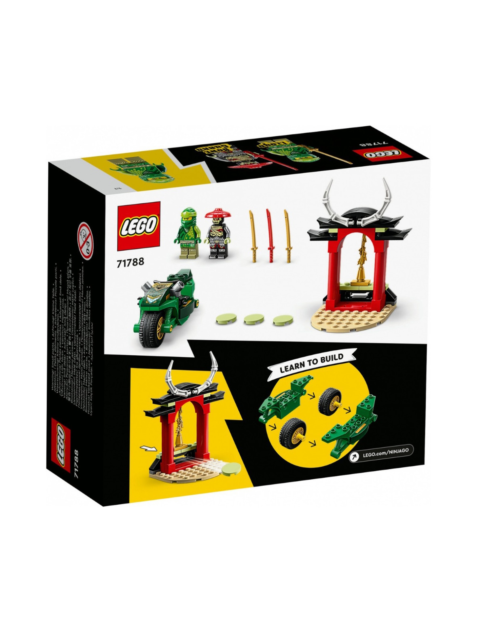 Klocki LEGO Ninjago 71788 Motocykl ninja Lloyda - 64 elementy, wiek 4 +