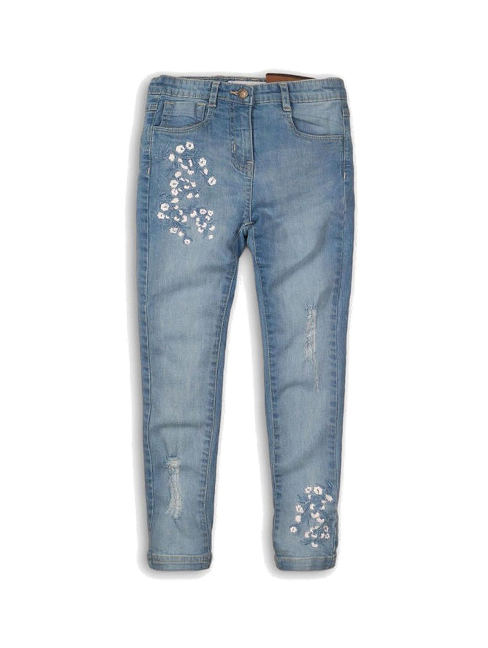 Spodnie dziewczęce jeansowe- niebieskie