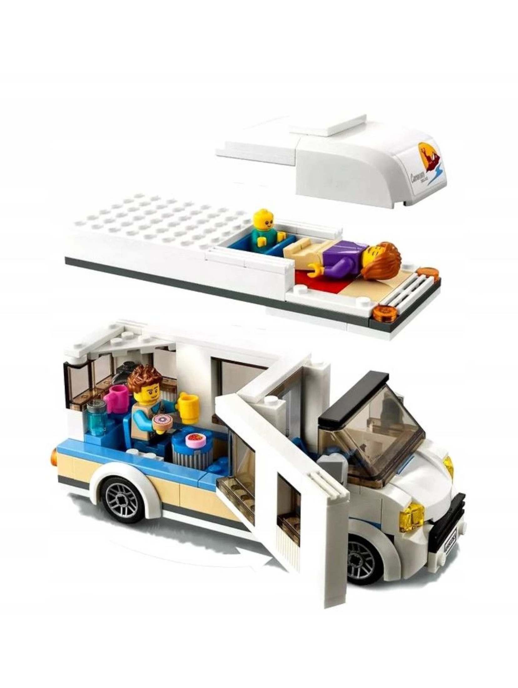 Lego City Wakacyjny kamper 60283 - 190 elementów wiek 5+