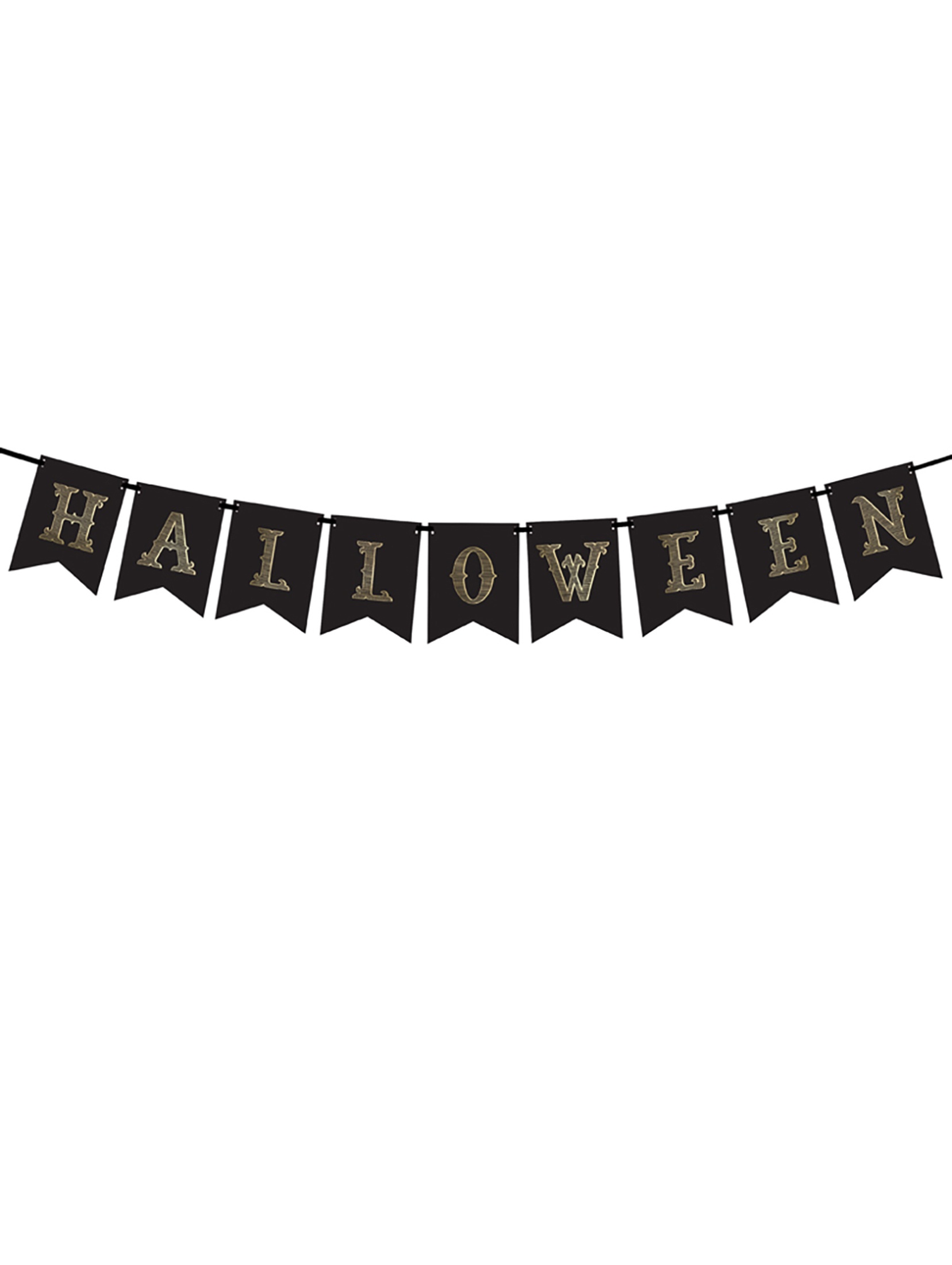 Czarny baner - Halloween 20x175cm