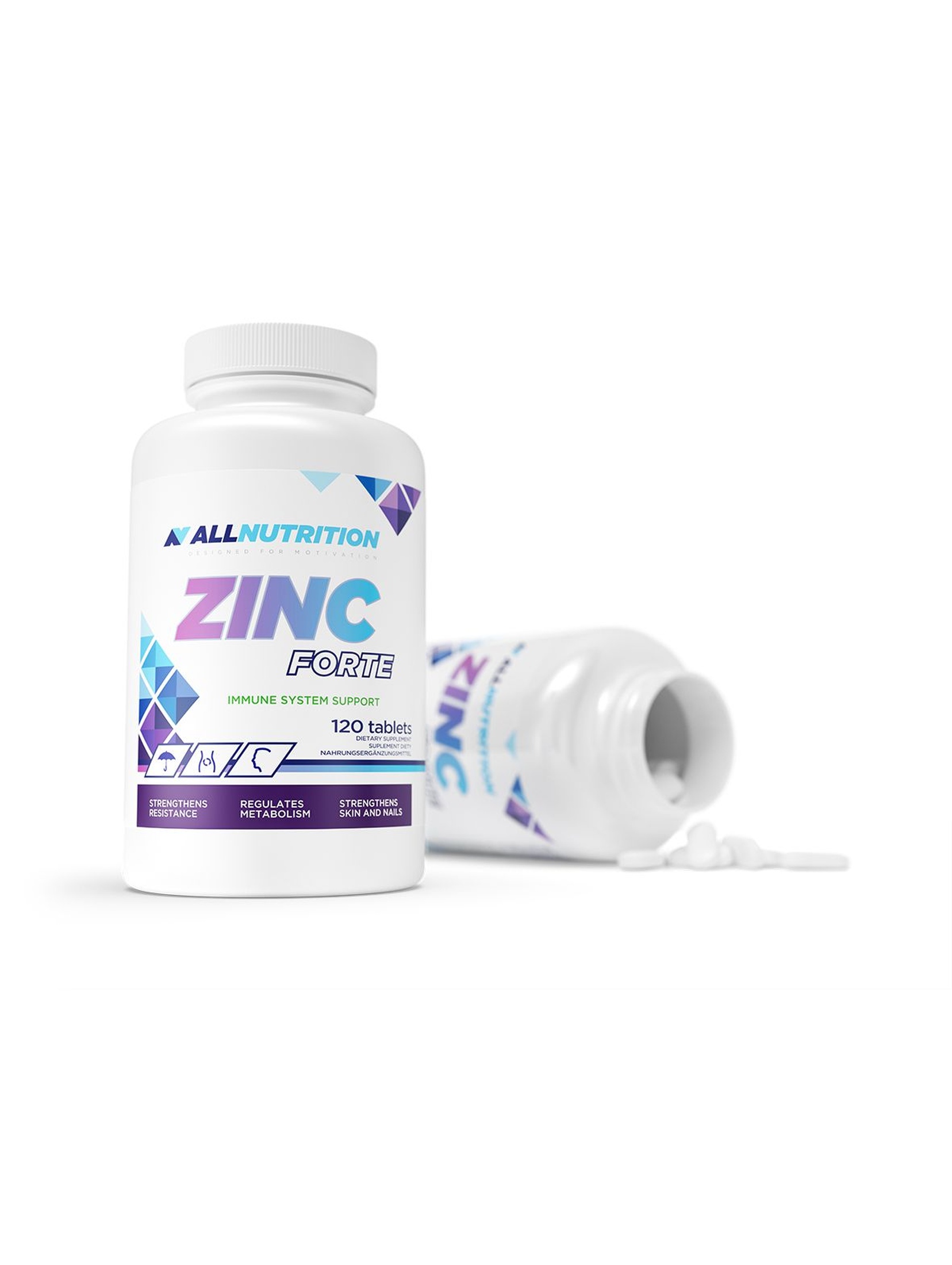 Suplementy diety - Allnutrition Zinc Forte - 120 kapsułek