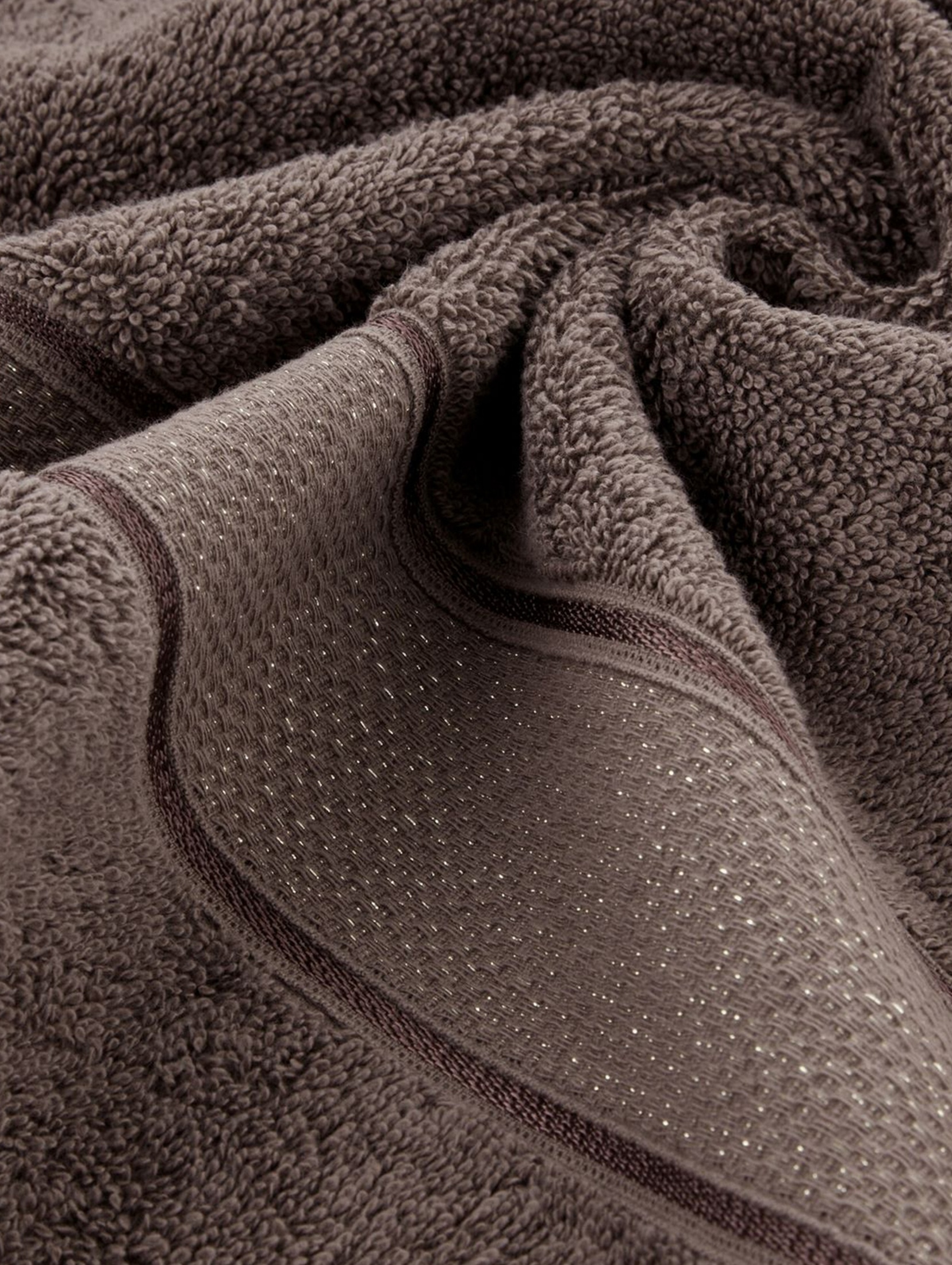 Ręcznik kąpielowy LIANA z bawełny 50x90 cm jasnobrązowy