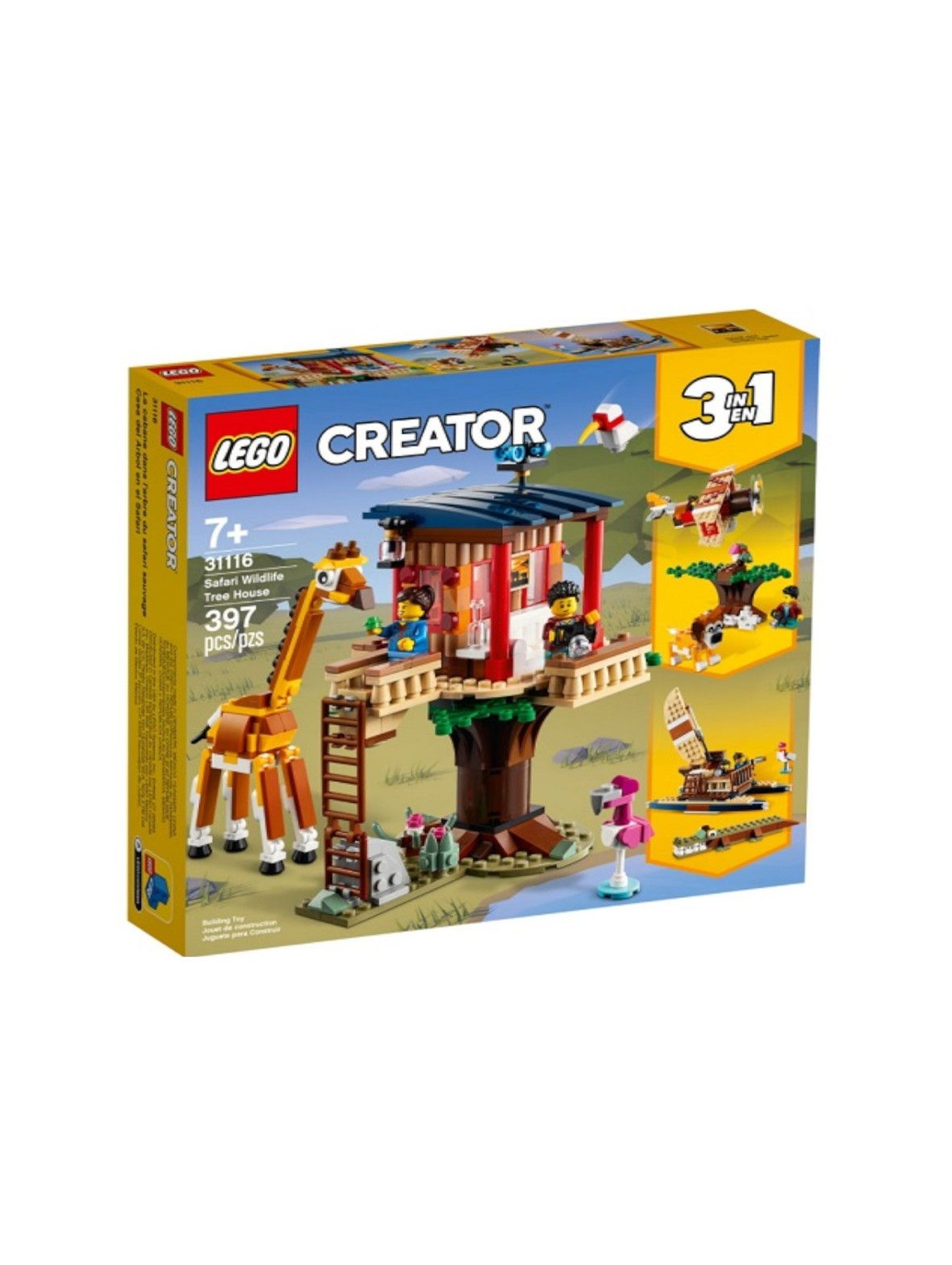 LEGO Creator -  Domek na drzewie na safari - 397 el wiek 7+