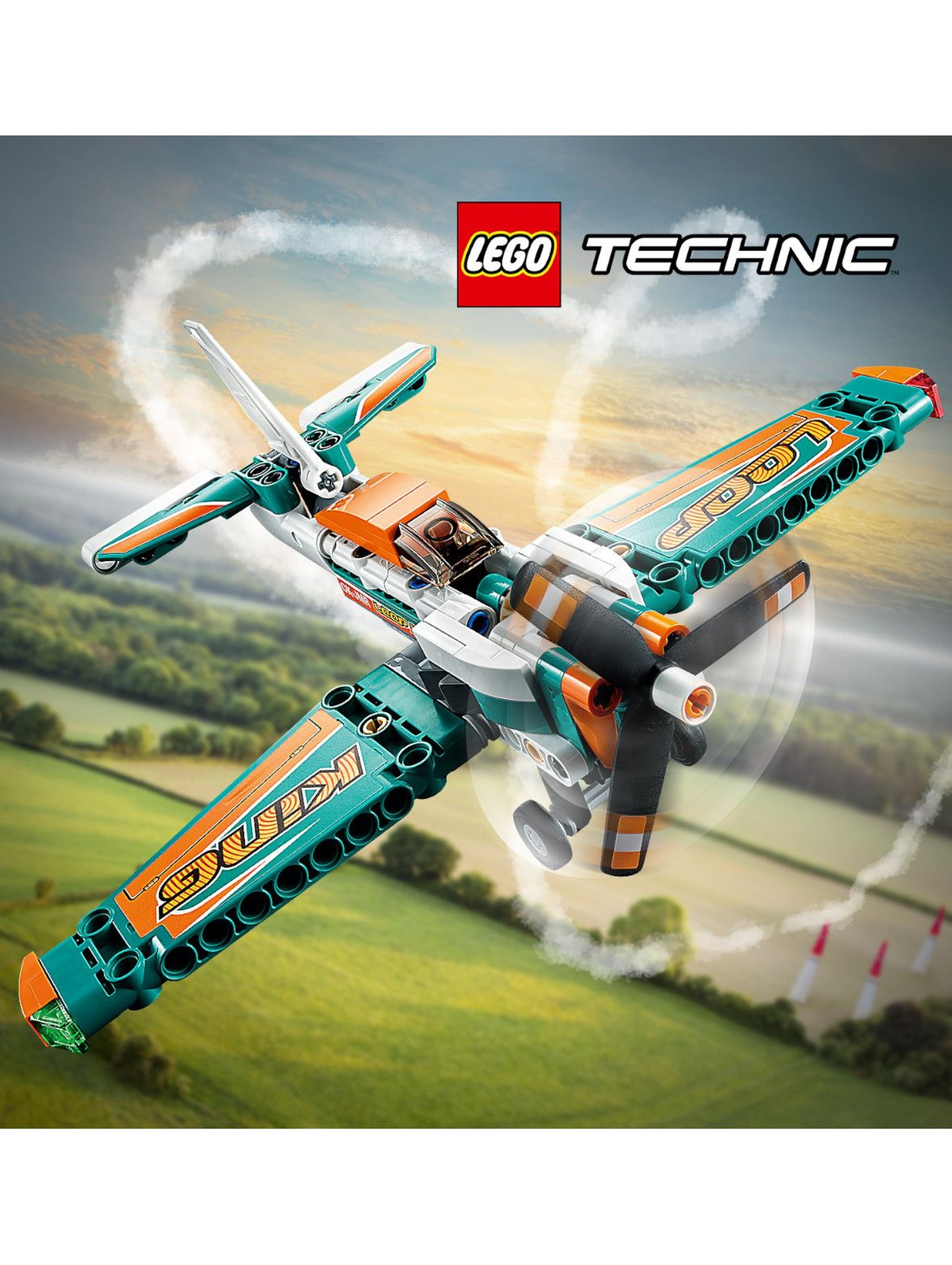 Klocki LEGO Technic -  Samolot wyścigowy - 154 el